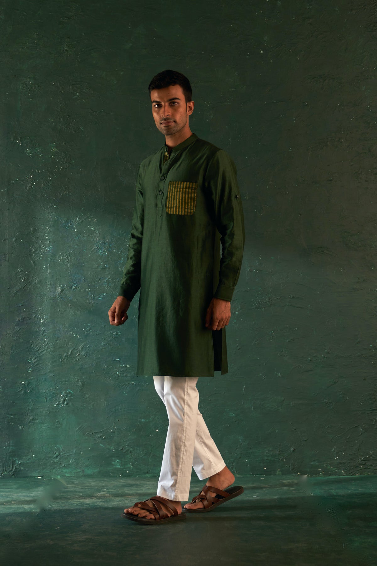 Midas Deep Green Kurta set