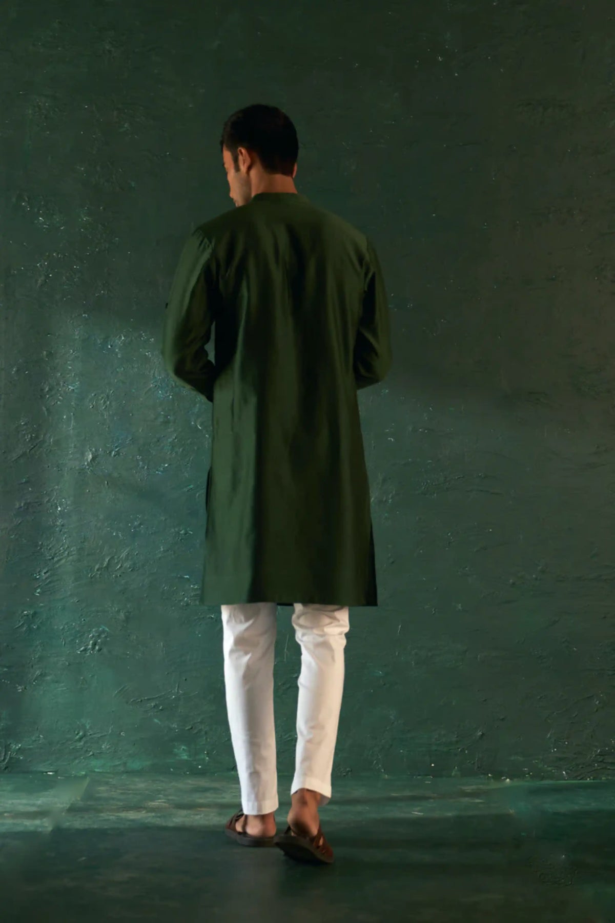 Midas Deep Green Kurta set