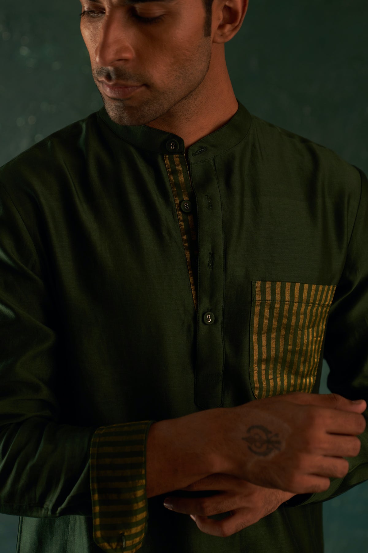 Midas Deep Green Kurta set