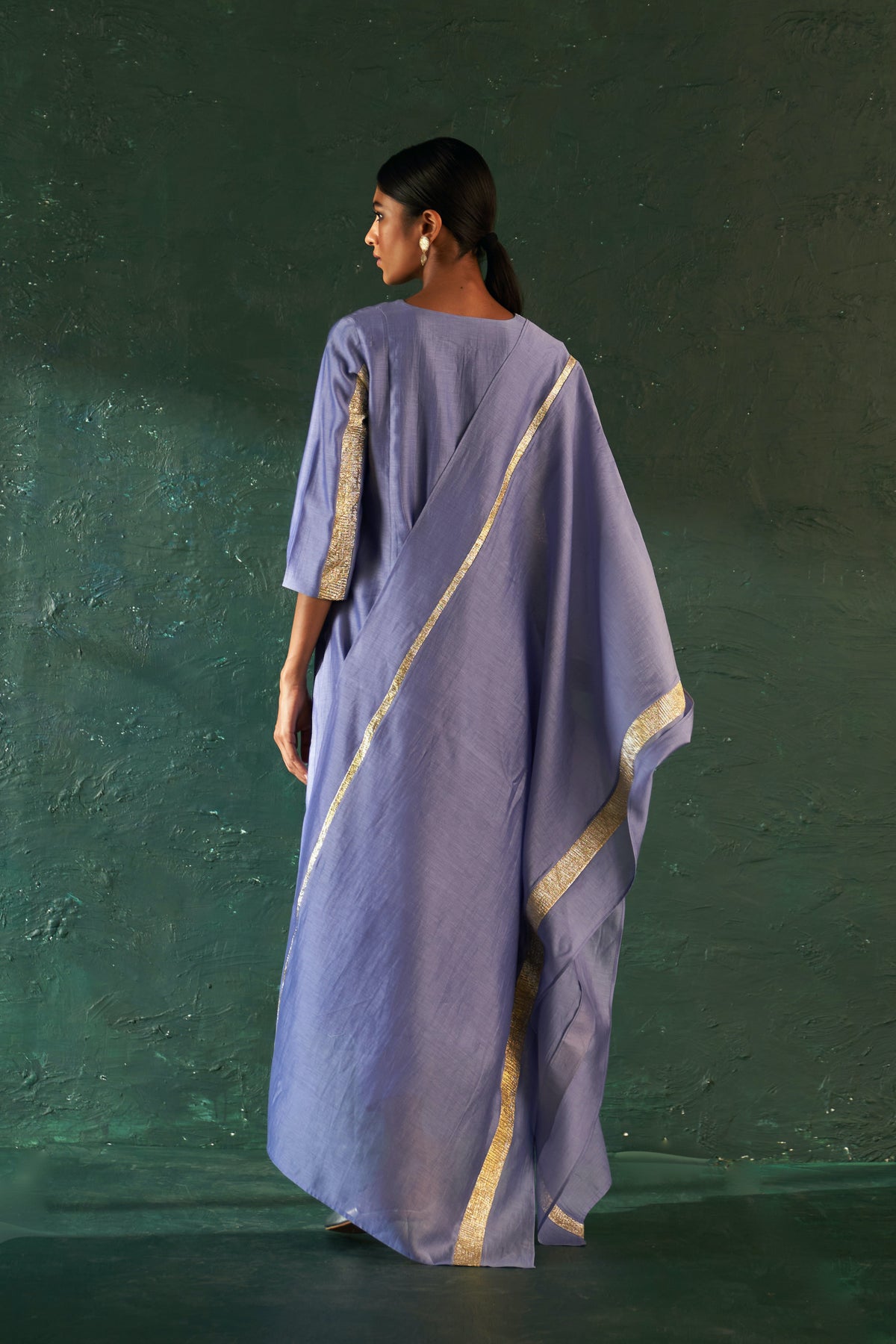 Midas Lavender Chanderi Kurta  Set