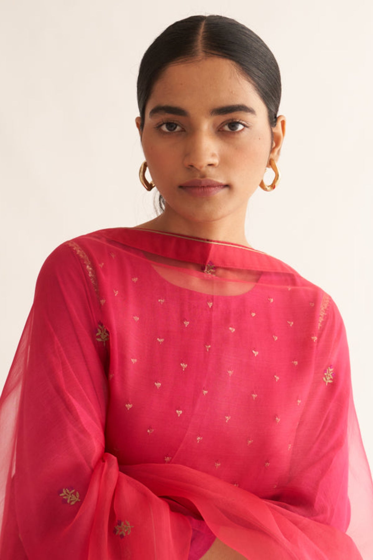 Bright Pink Ambaara Dupatta