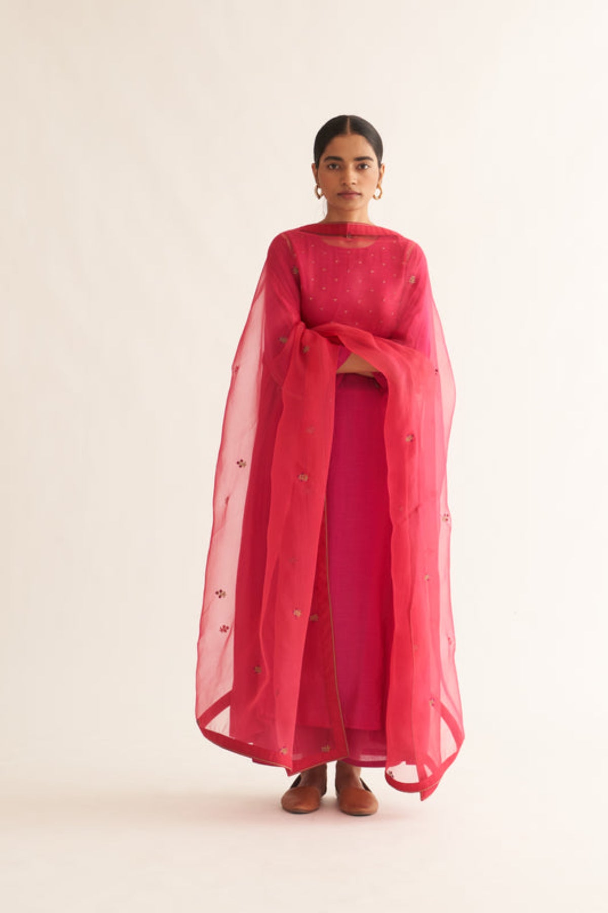 Bright Pink Ambaara Dupatta