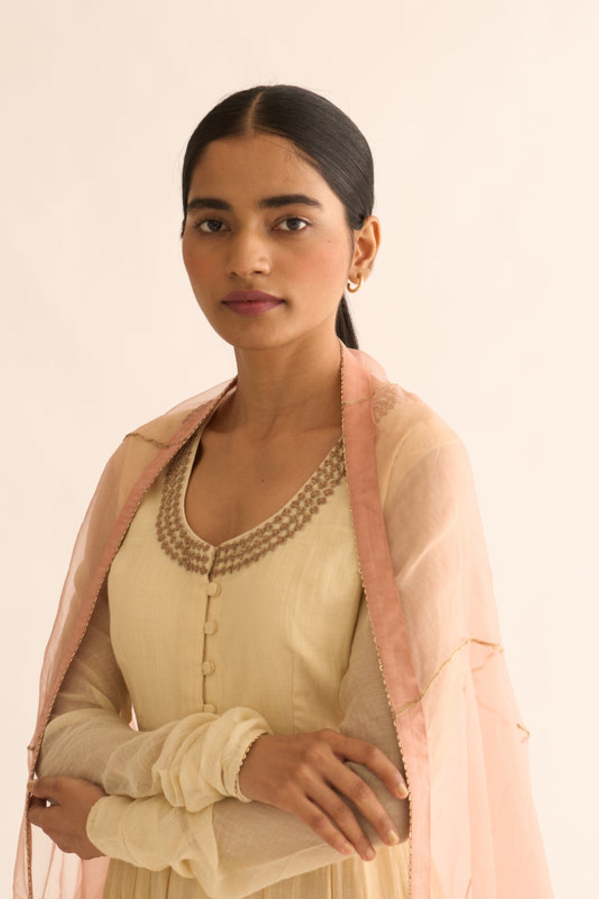 Vara Old Rose Dupatta