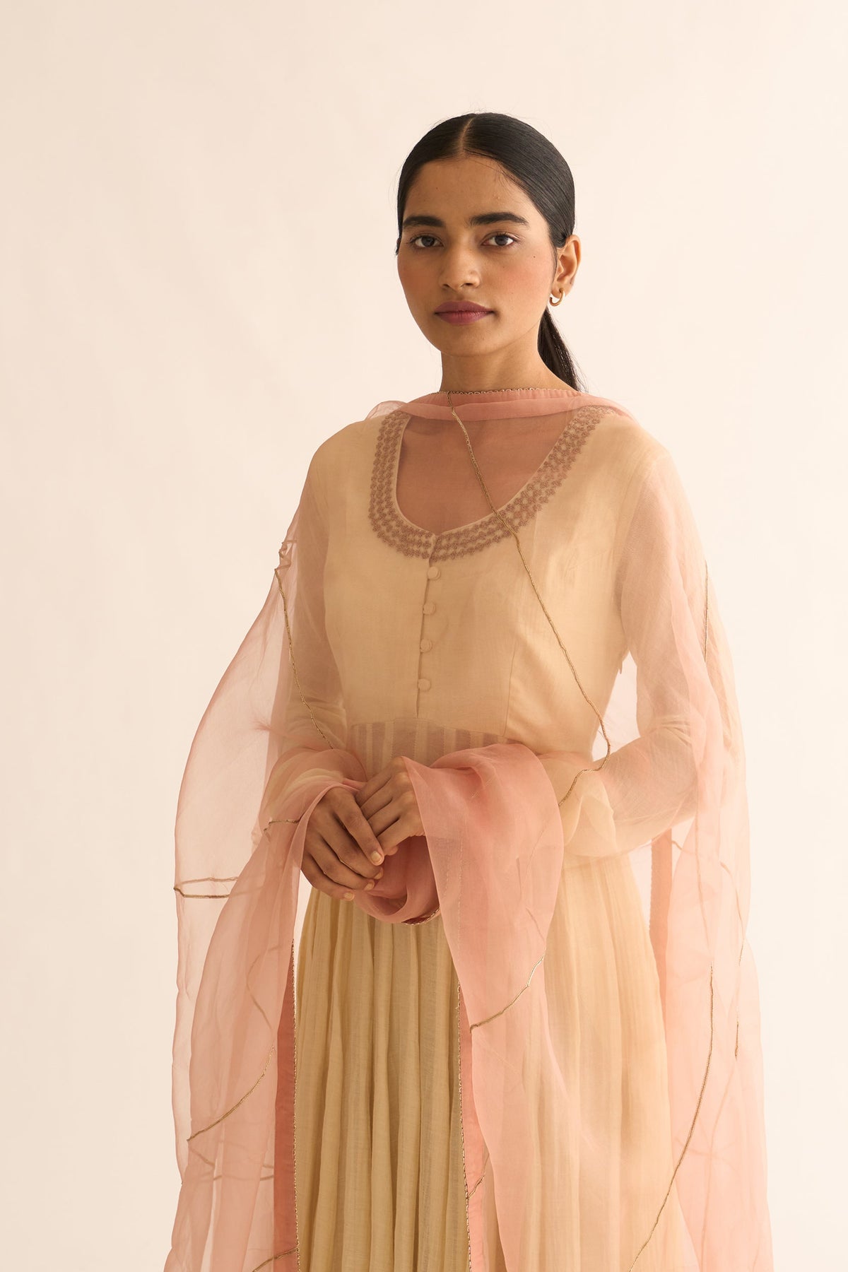 Vara Old Rose Dupatta