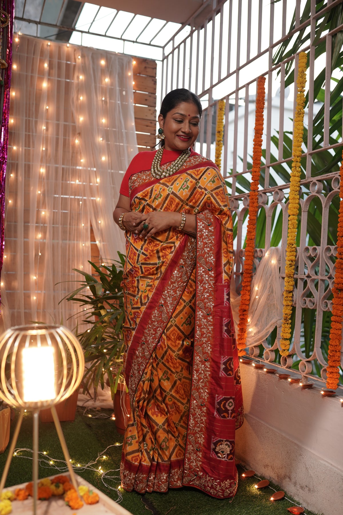 The Dolly Jain Ikat Saree