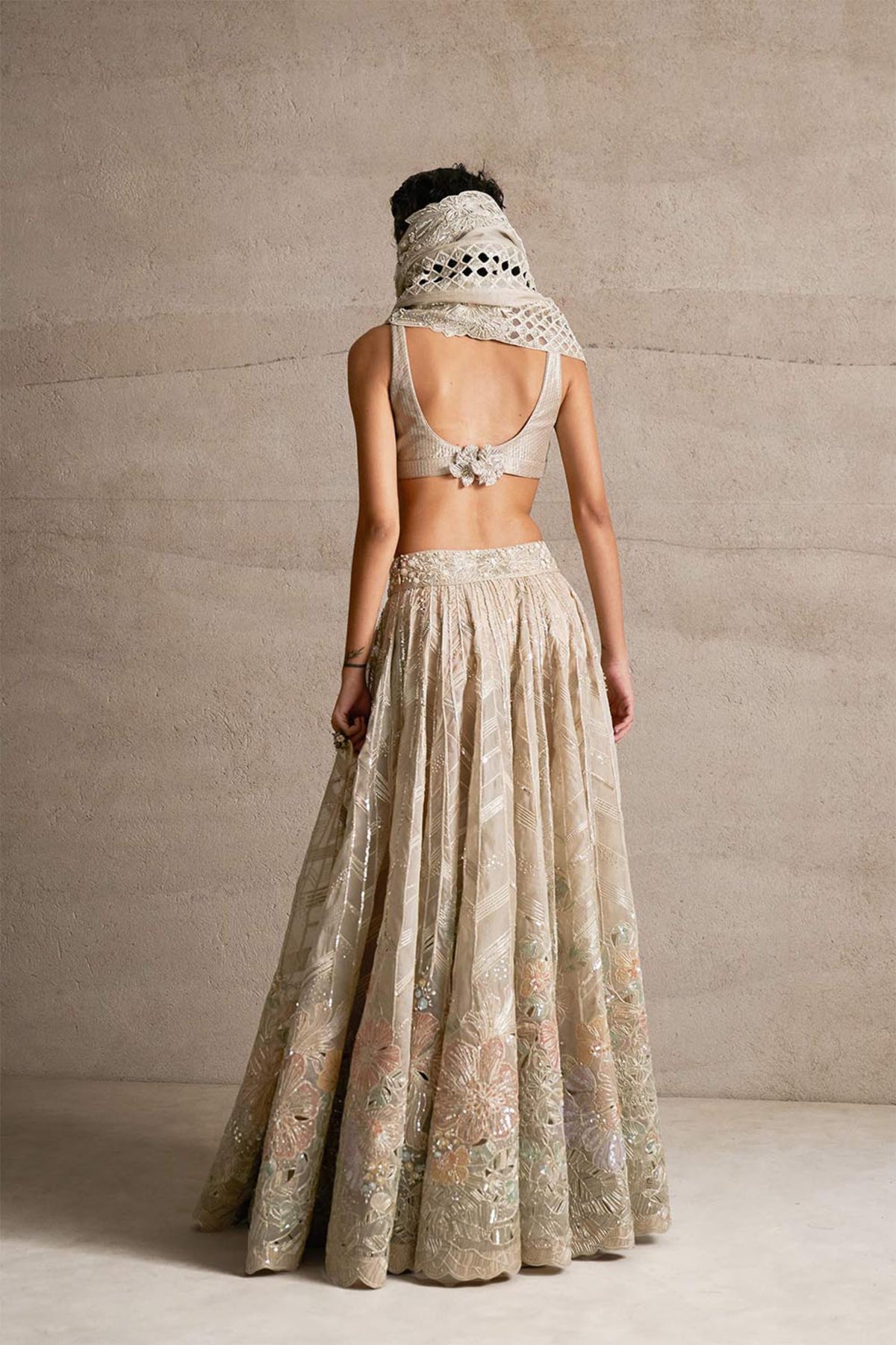 Multi Garden Lehenga