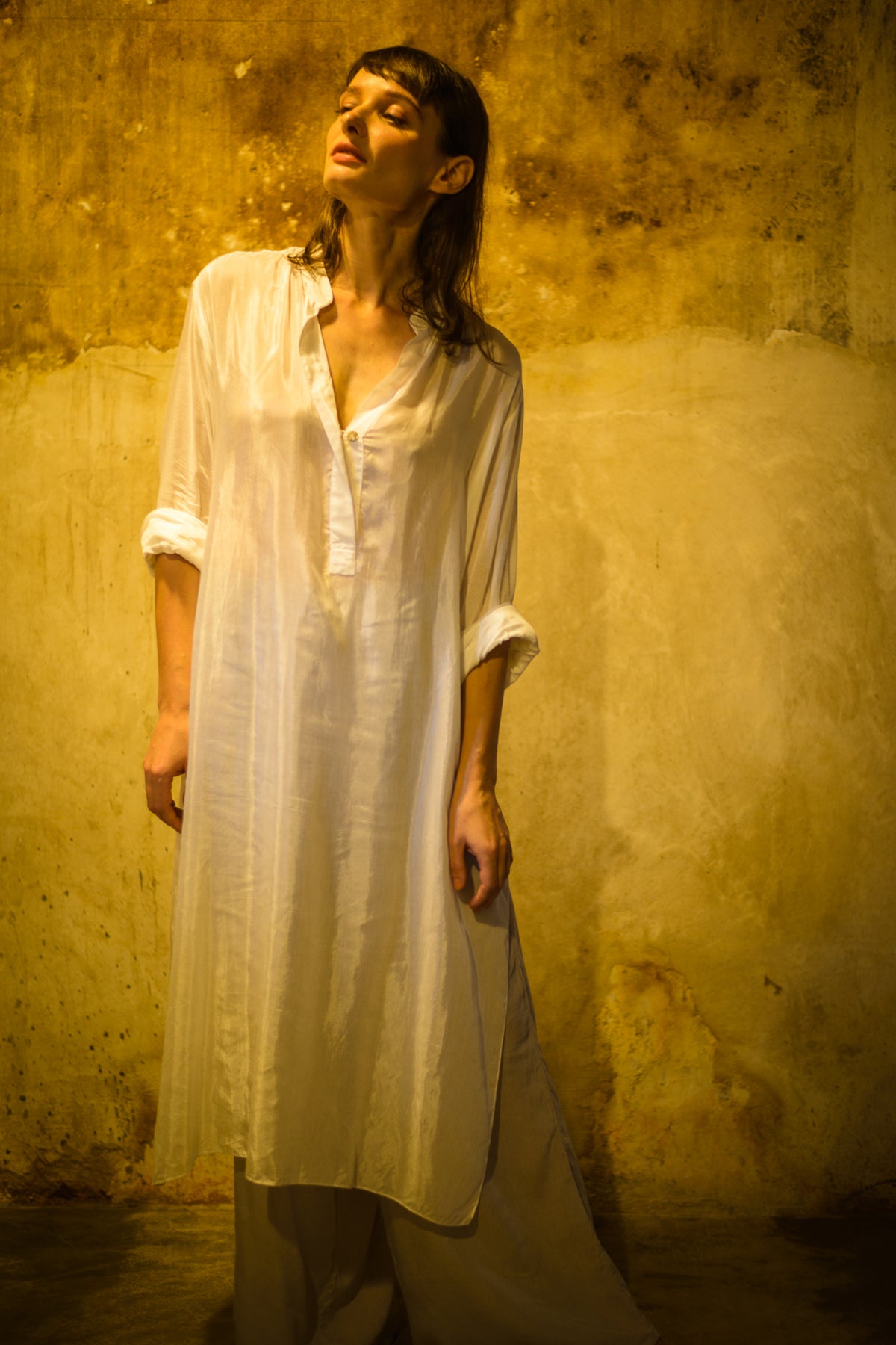 White shirt tunic