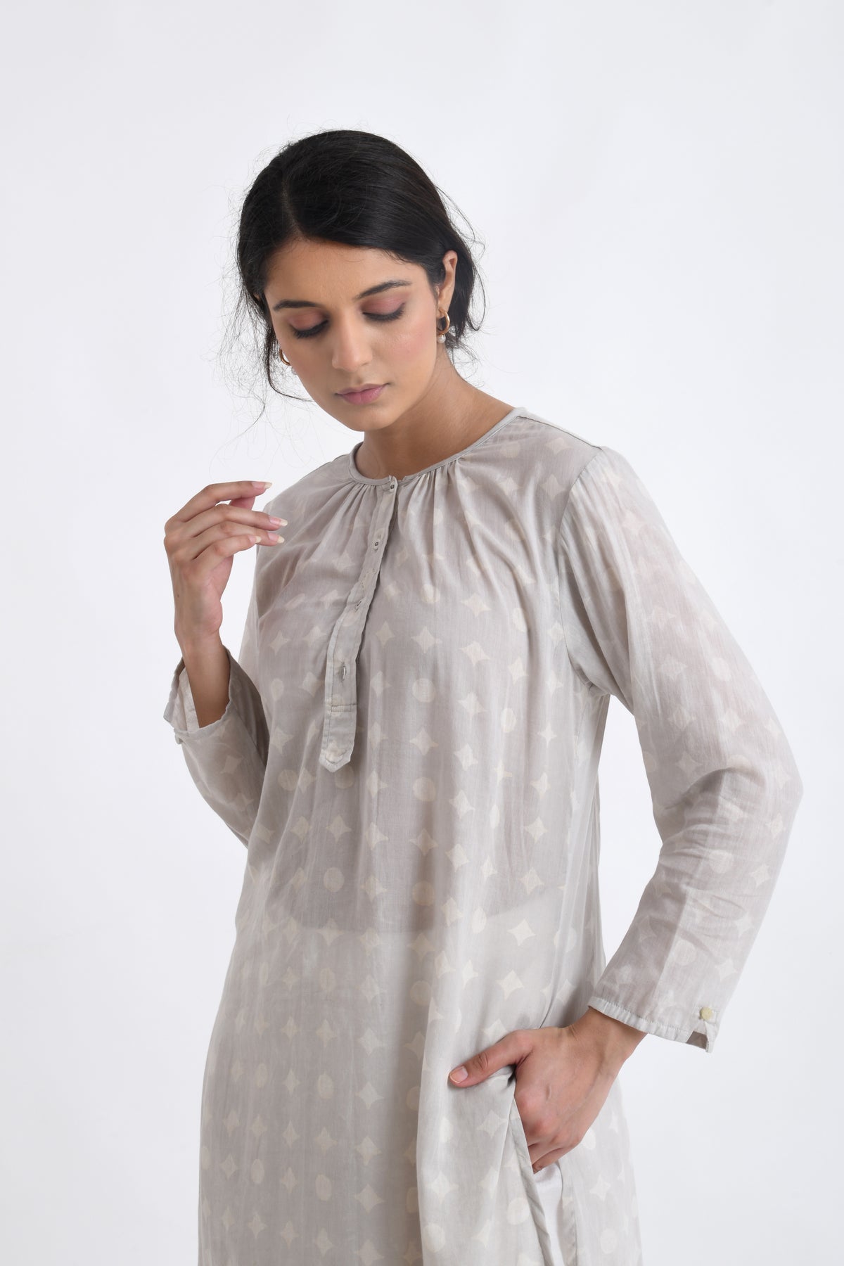 Ash Kurta Set