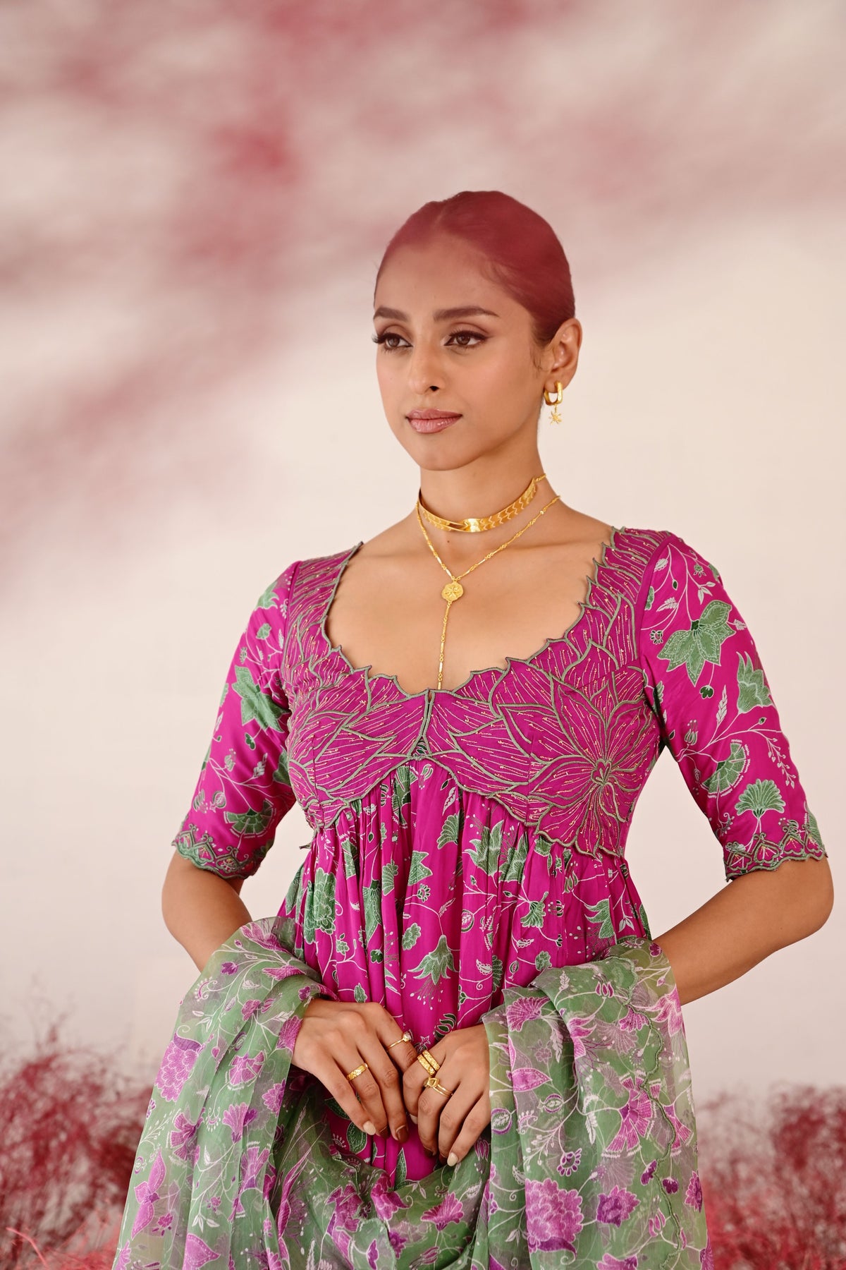 Gulnaaz Anarkali Set