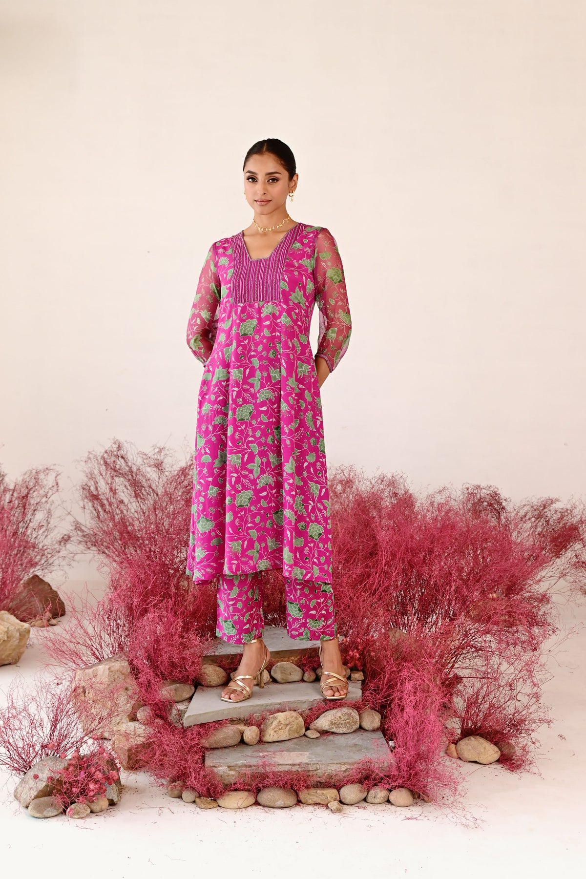 Leela A-line Kurta Set