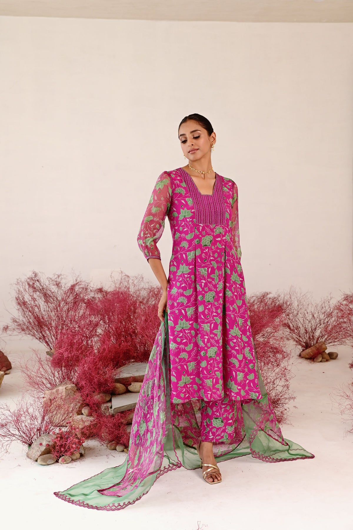 Leela A-line Kurta Set