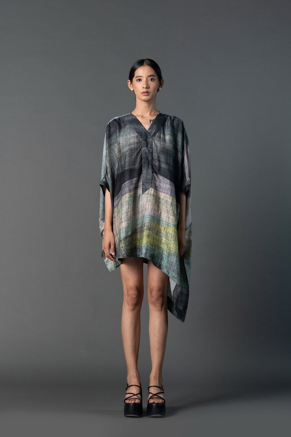 Deep Grey Kaftan