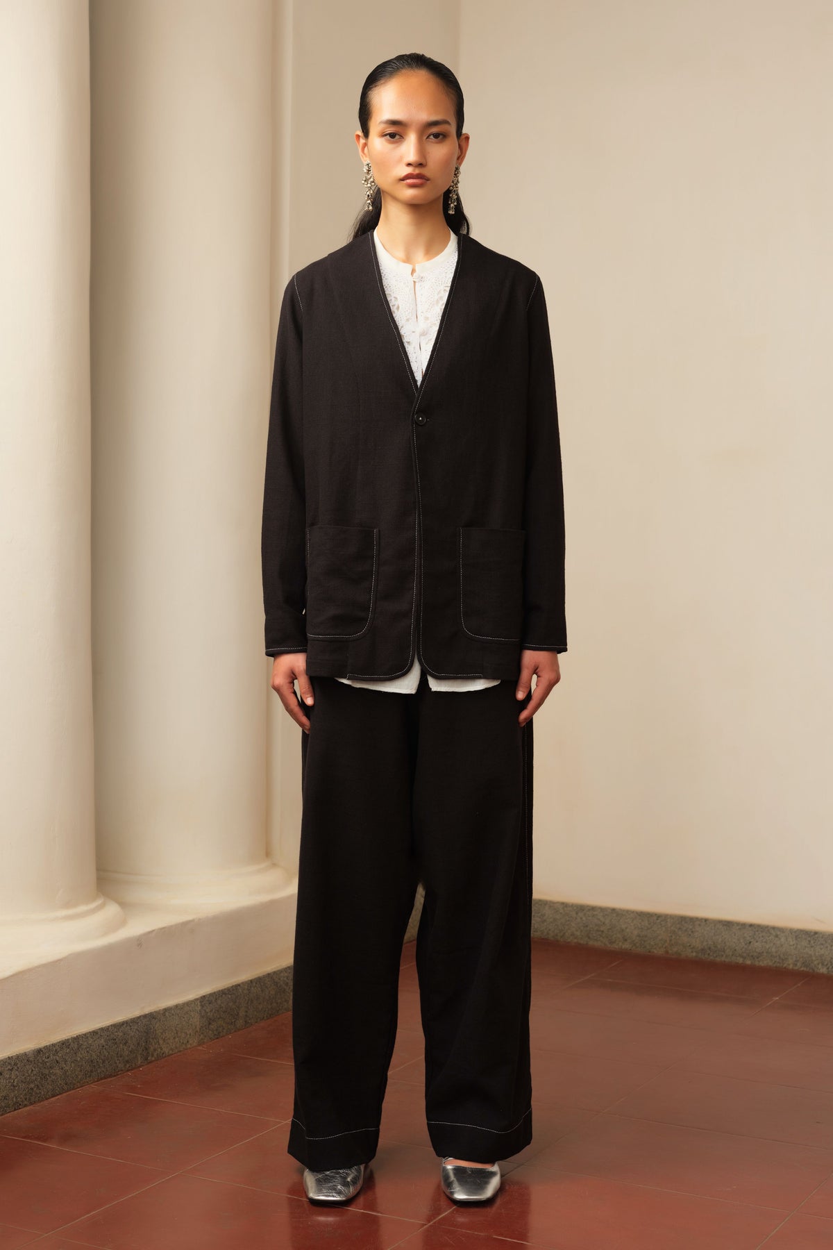 Flat Front Trousers