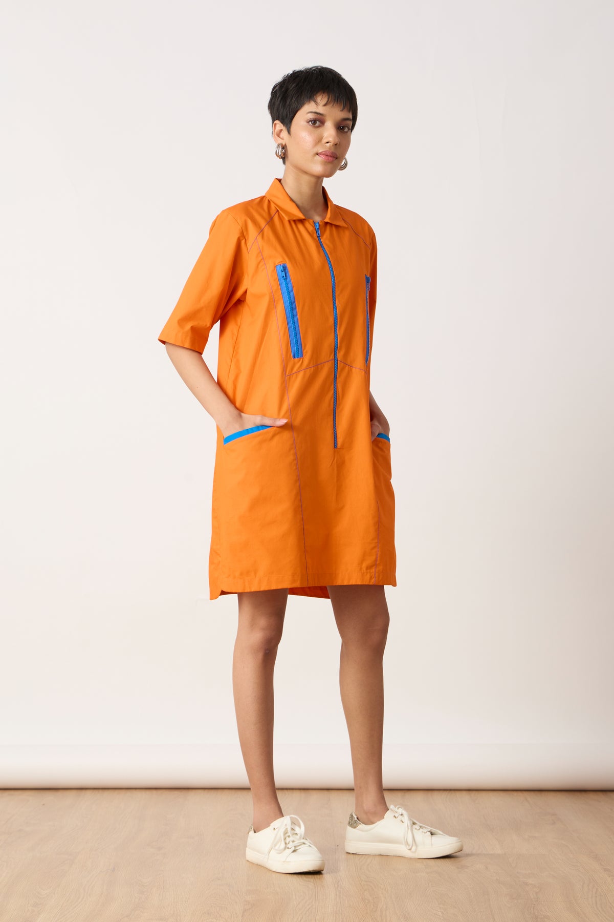 Dawson Mandarin Orange Dress