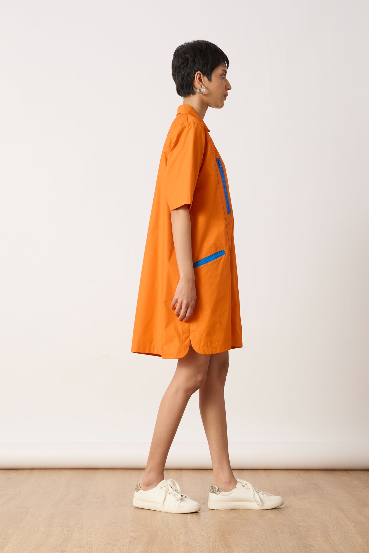 Dawson Mandarin Orange Dress