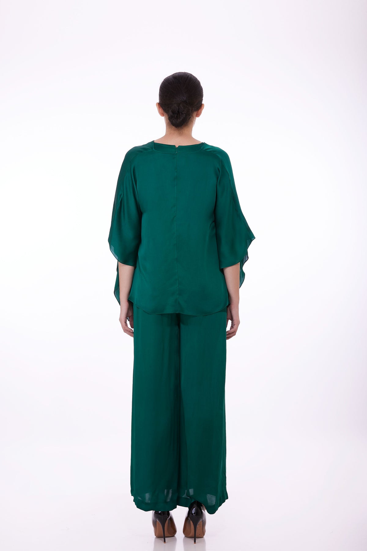 Jumpsuit With Green Kaftan