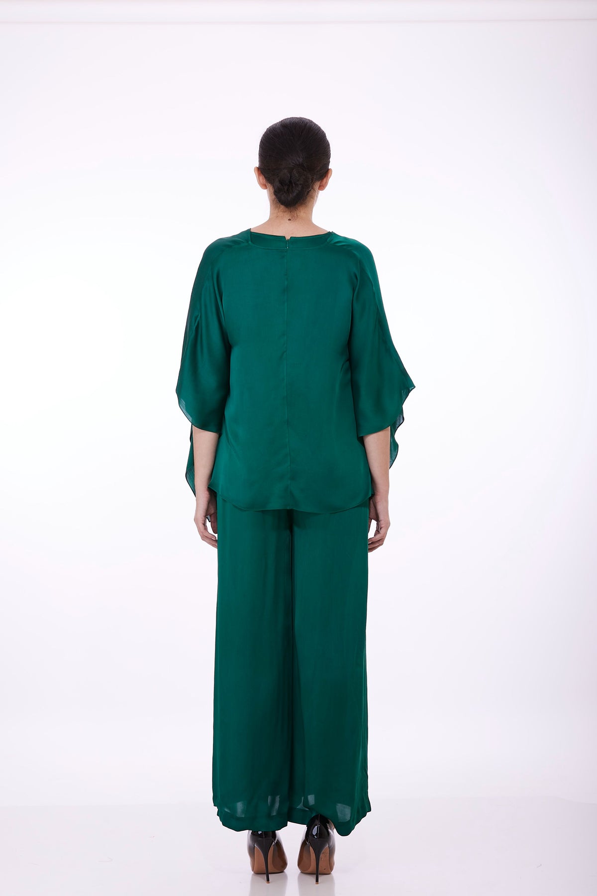 Green Plain Kaftan