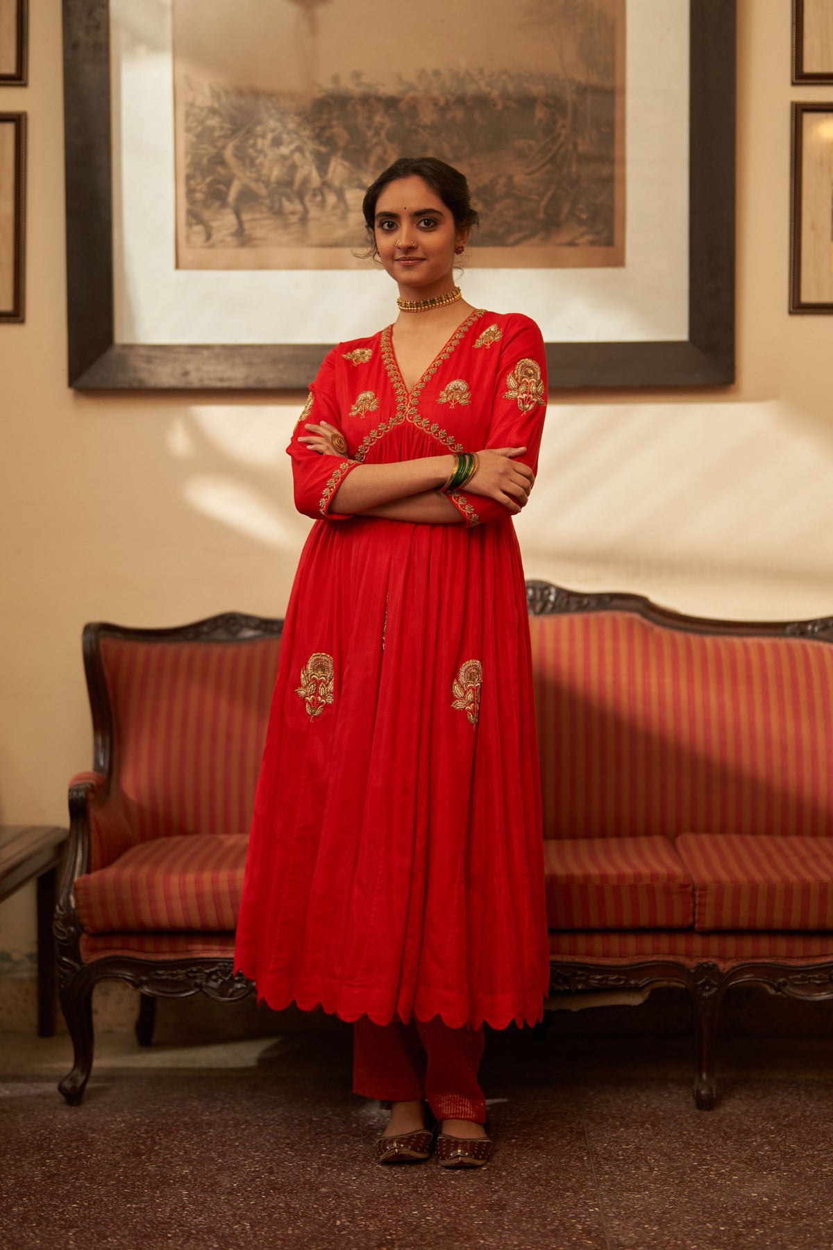 Surkh Laal Rani Kurta Set