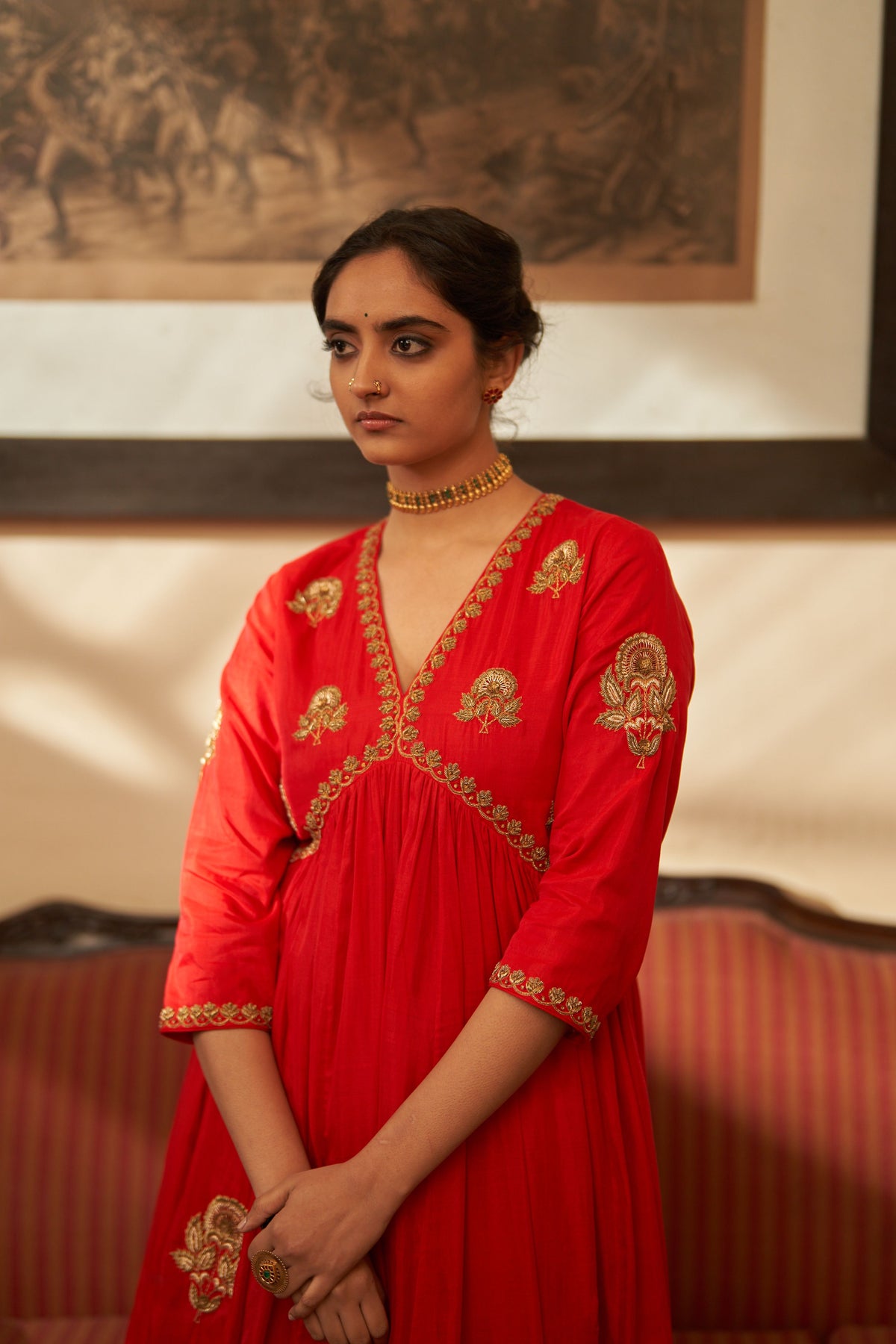 Surkh Laal Rani Kurta Set