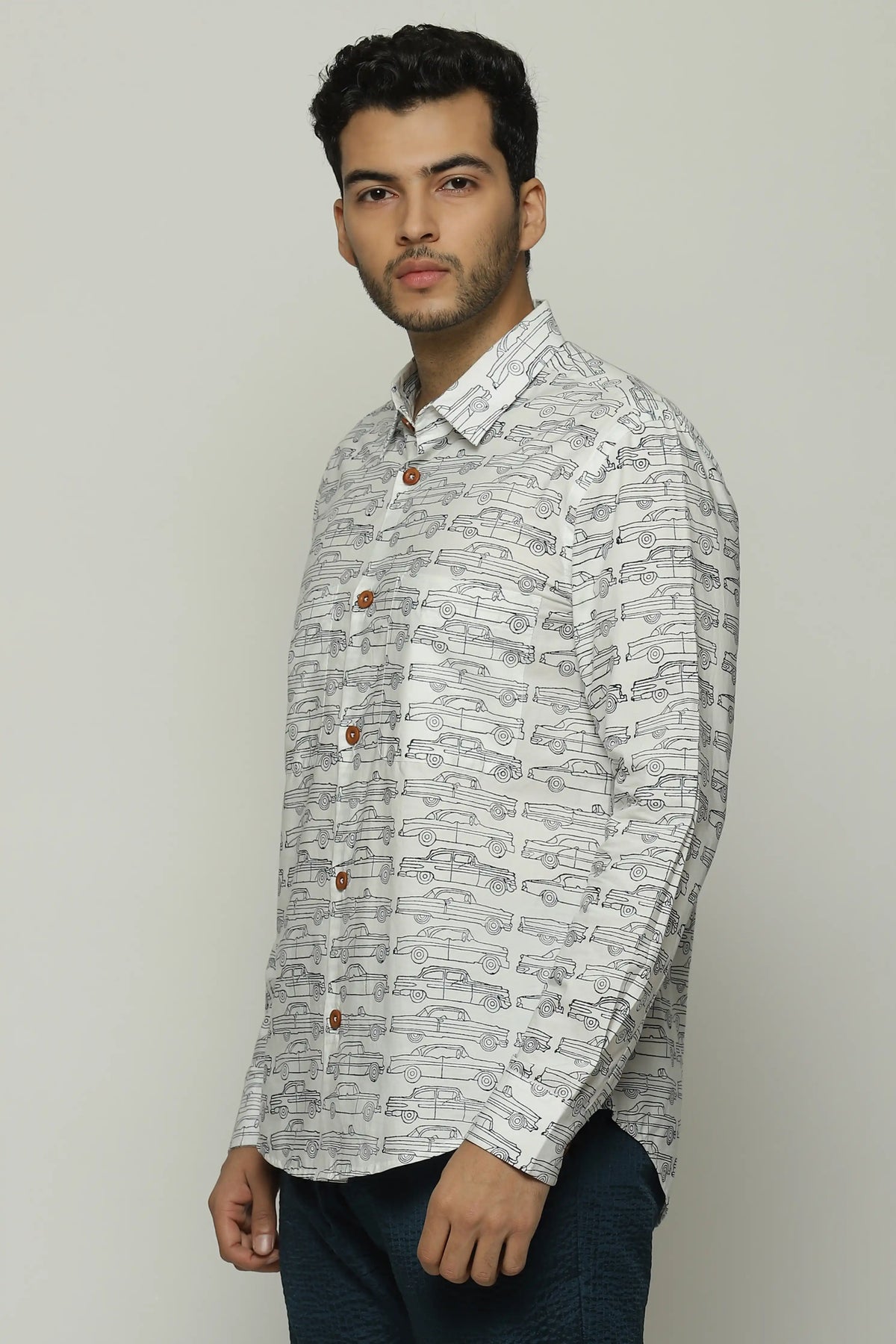 Cars Cotton Poplin Shirt