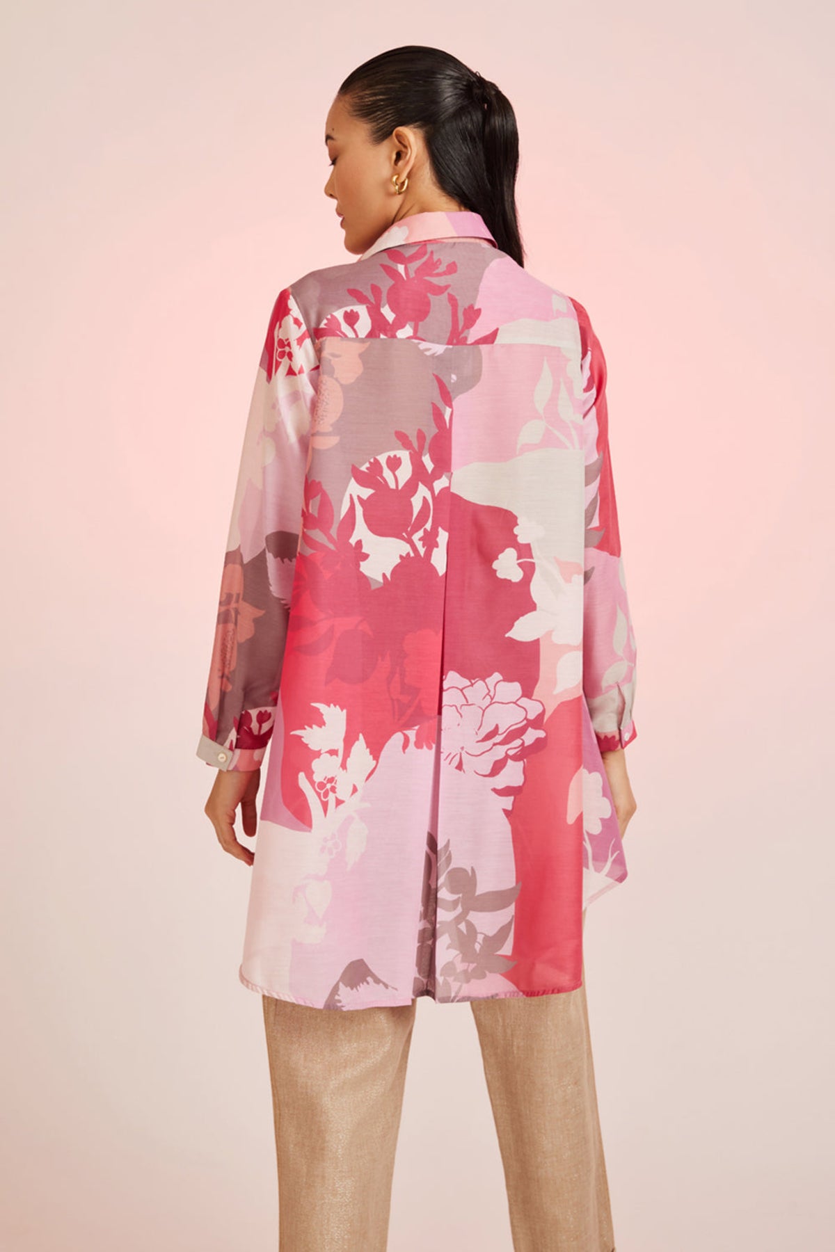 Flora Hand Embellished Easy Fit Shirt