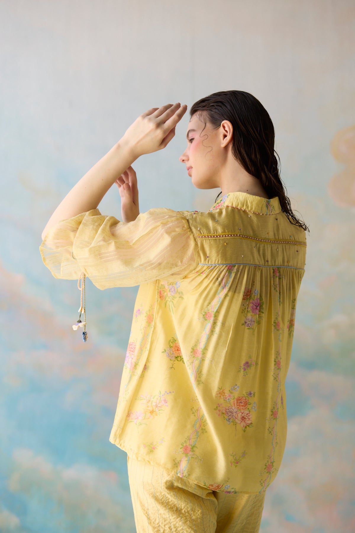 Citrine Floral Shirt