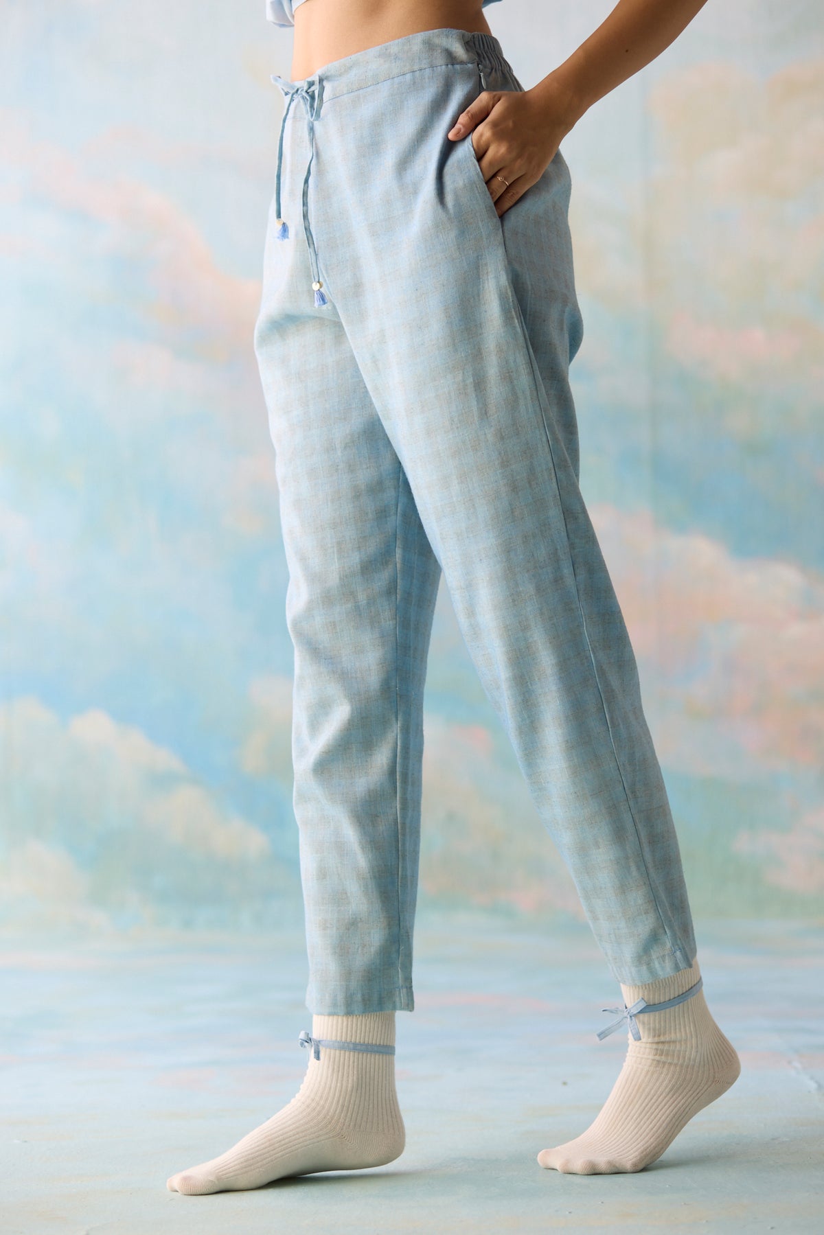 Celeste Checkered Pants