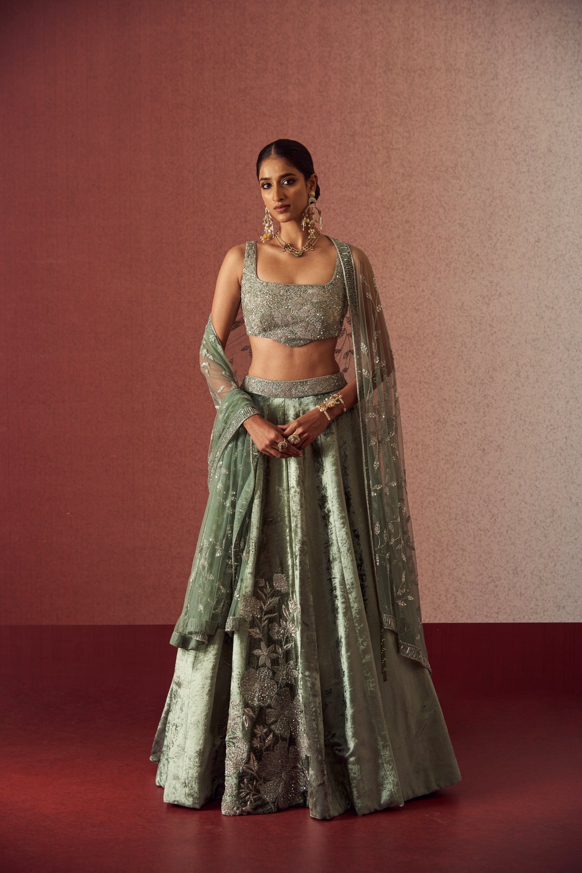 Vine of Blossoms Lehenga set