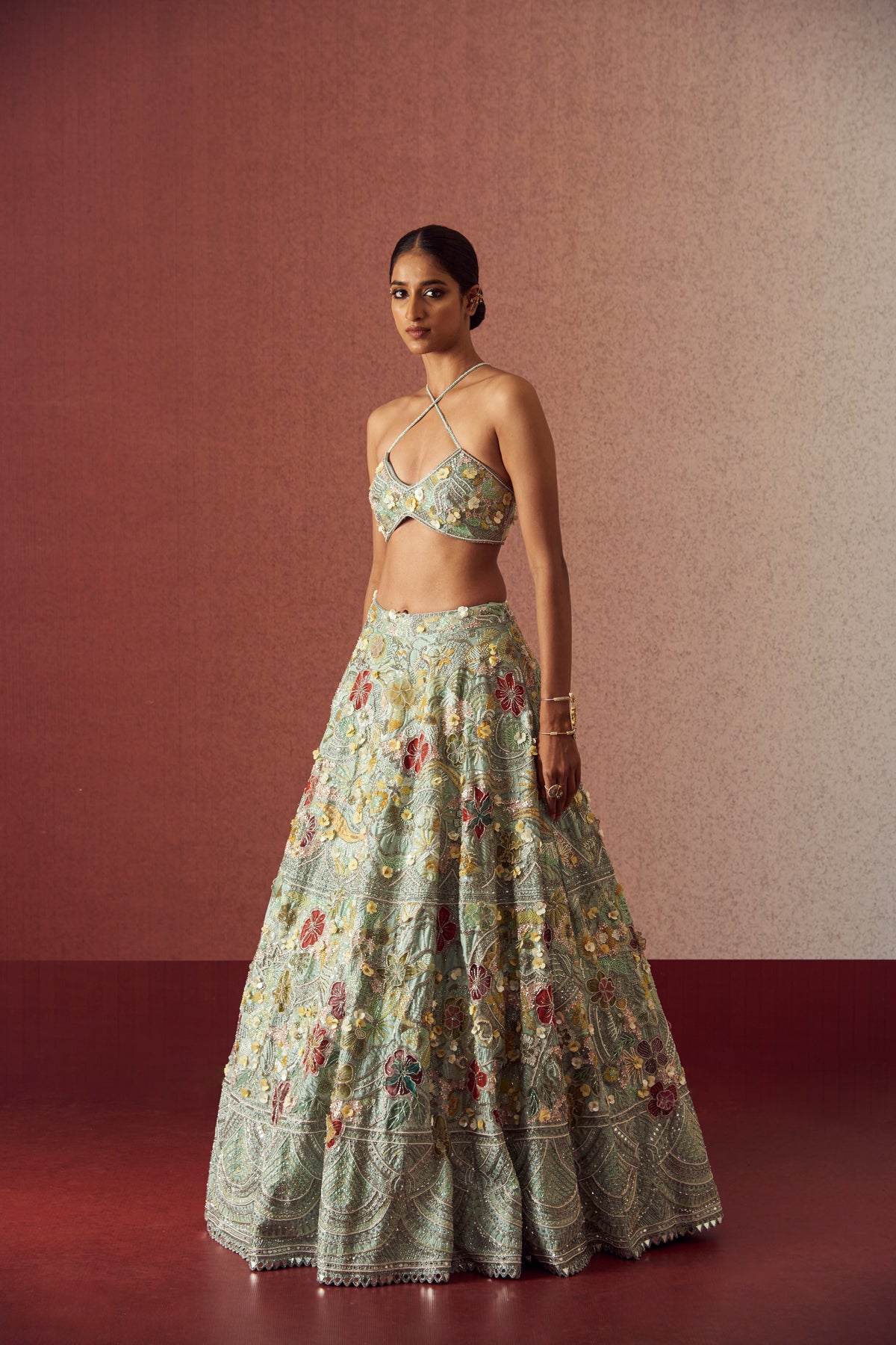 Flowered Opulence Lehenga Set