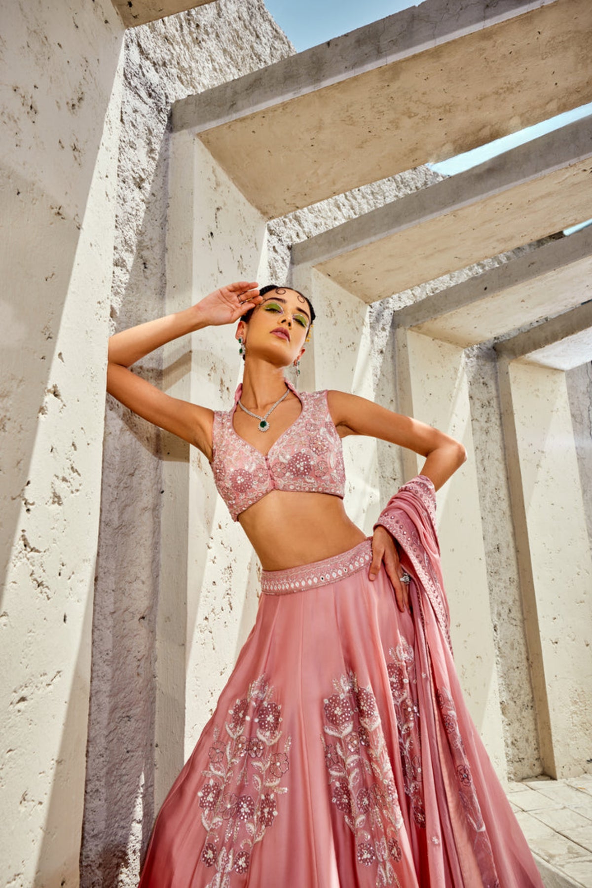 Gulesha Lehenga Set