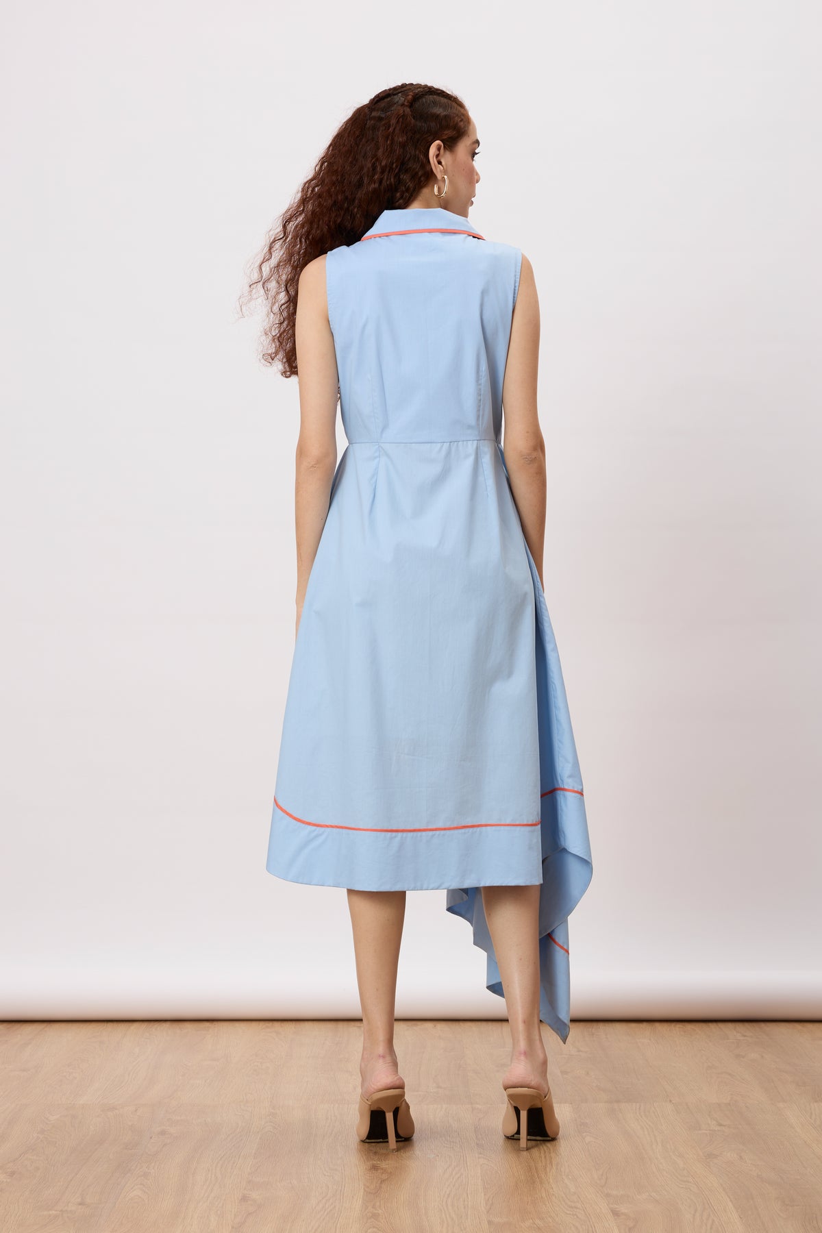 Heather Dutch Blue Wrap Dress