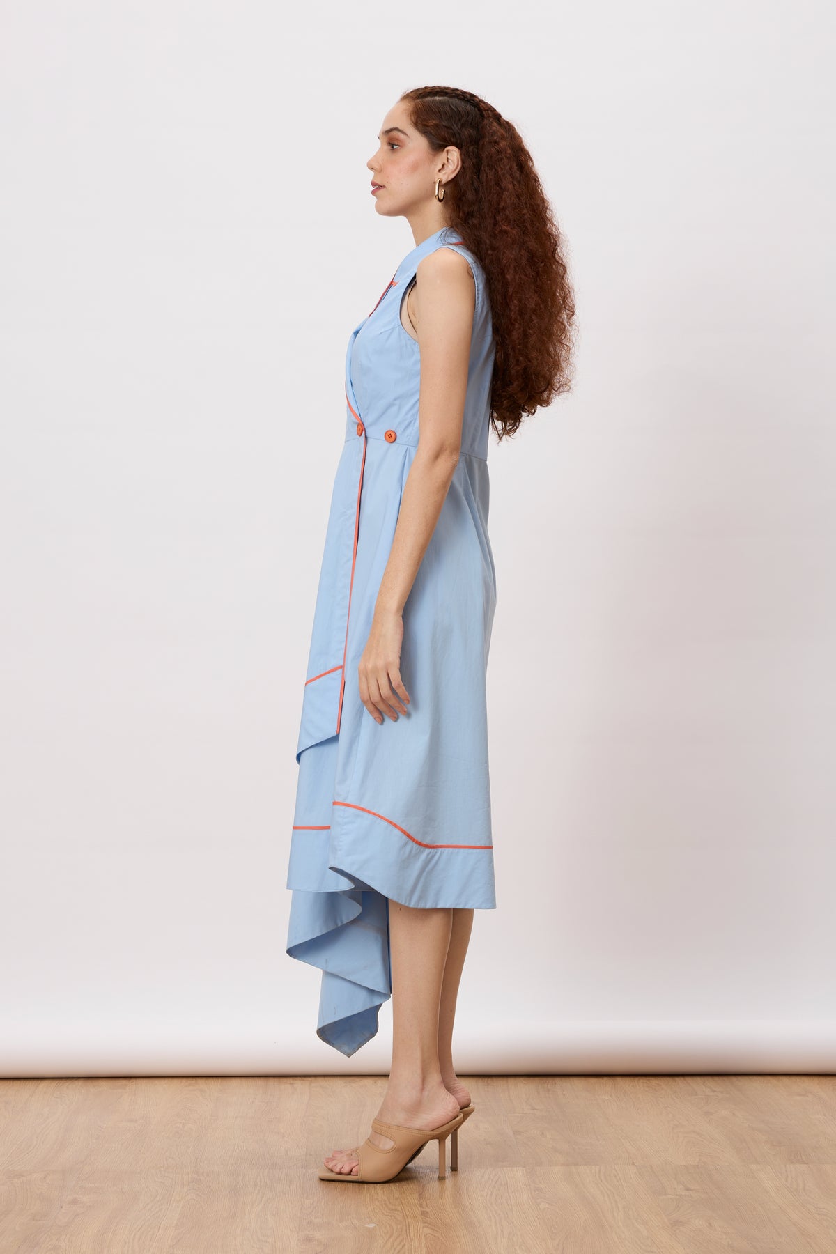 Heather Dutch Blue Wrap Dress