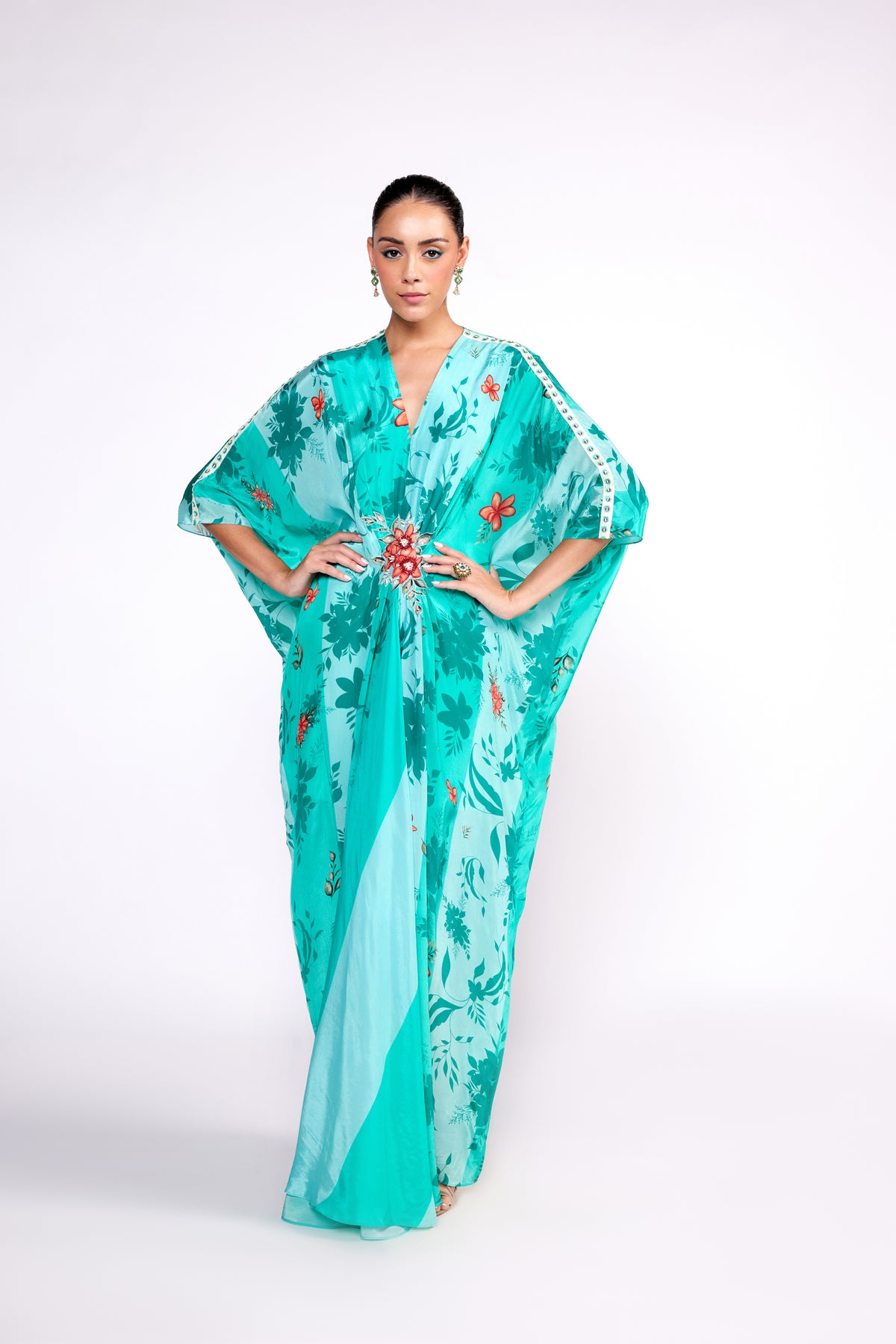 Aqua Green Kaftan