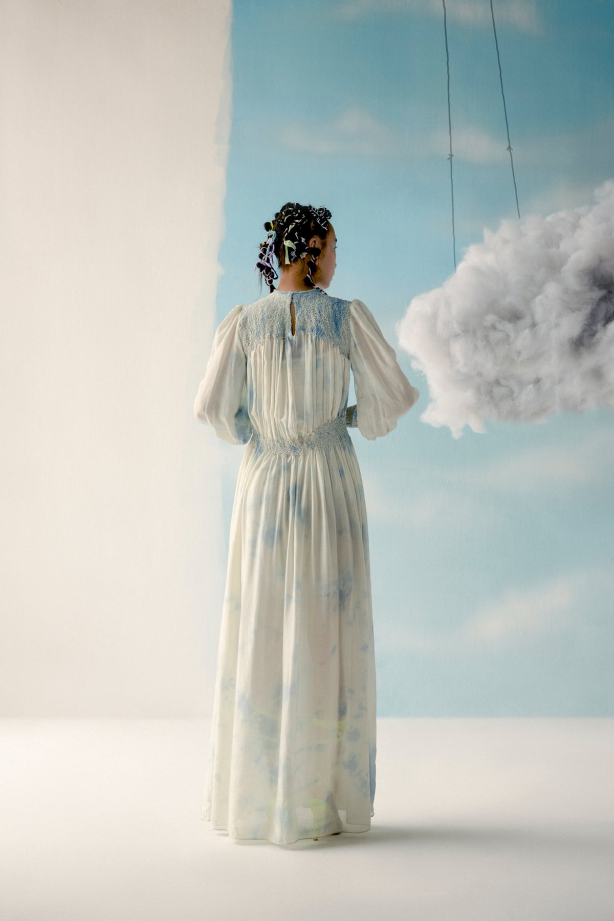 Cloudy sky dress