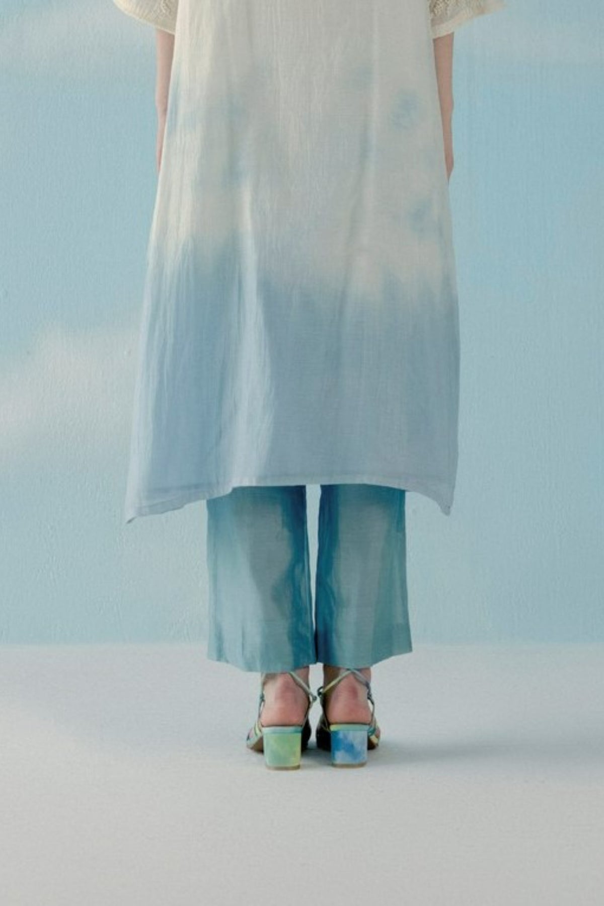 Ombre foam cloud  kurta