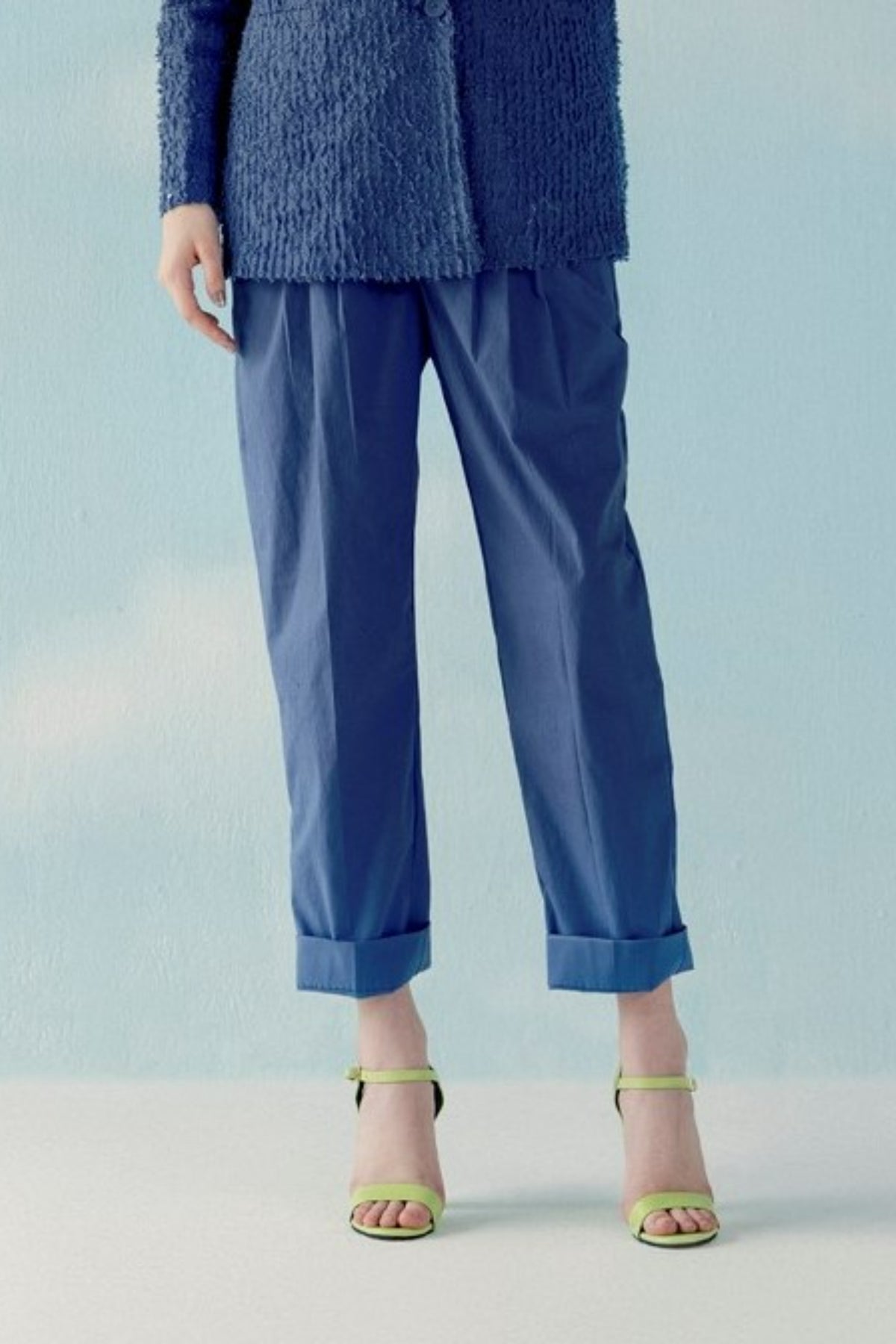 Smoke blue trousers