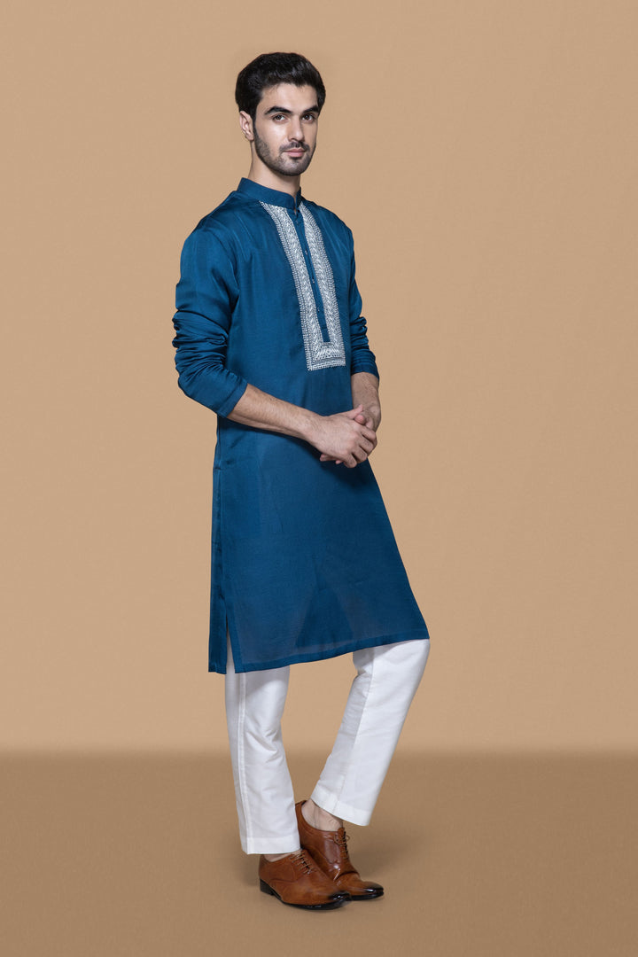 Classic Blue Kurta Set