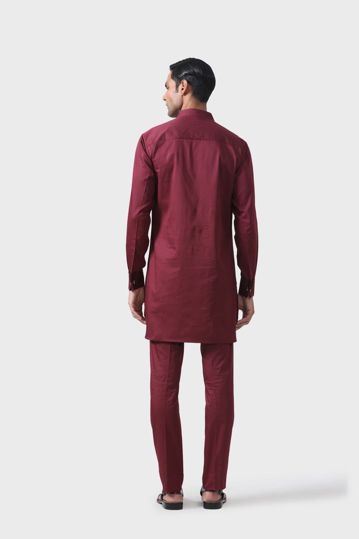 Elite Bespoke Marron Pathani Suit