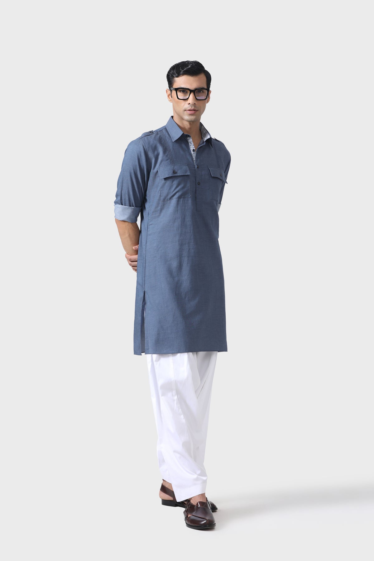 Regal Comfort Grey Kurta