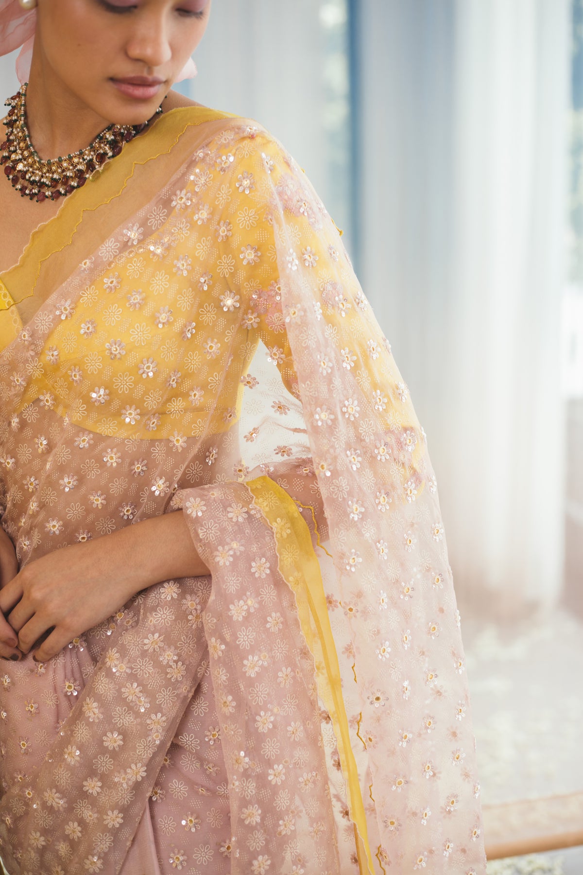 Light Lilac Saree