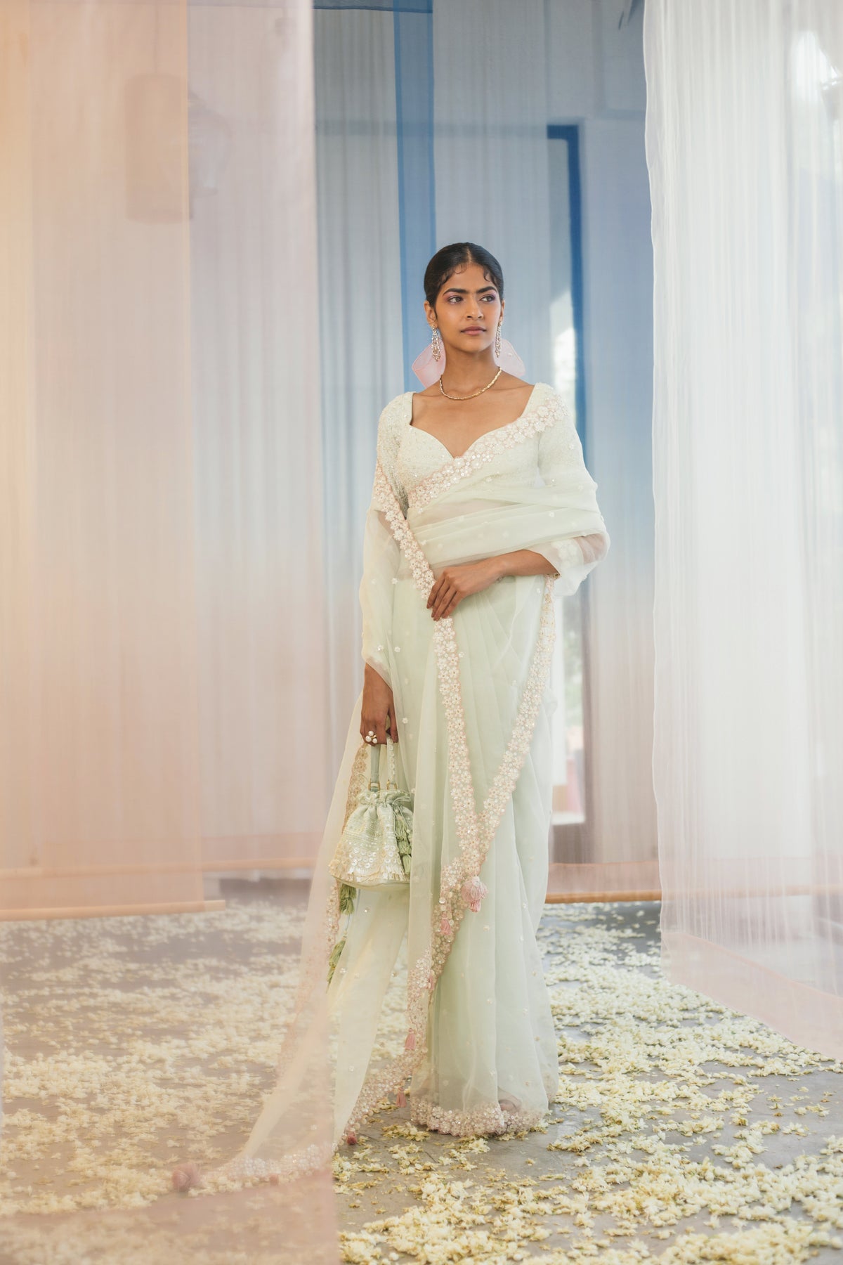 Meadow Mist Saree