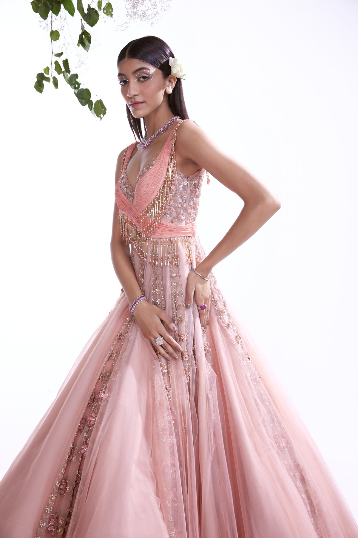 Peach Gown