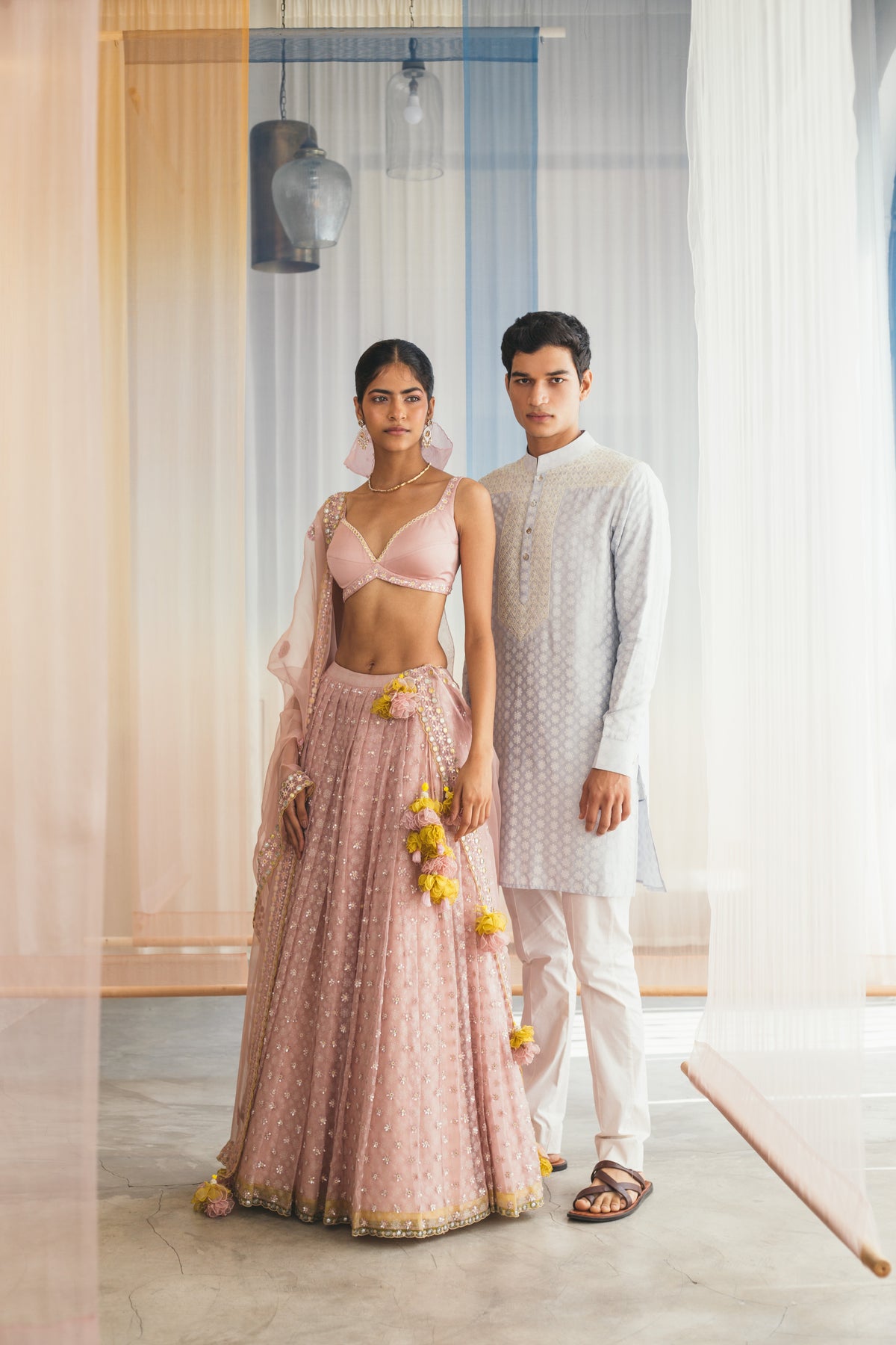 Light Lilac Lehenga