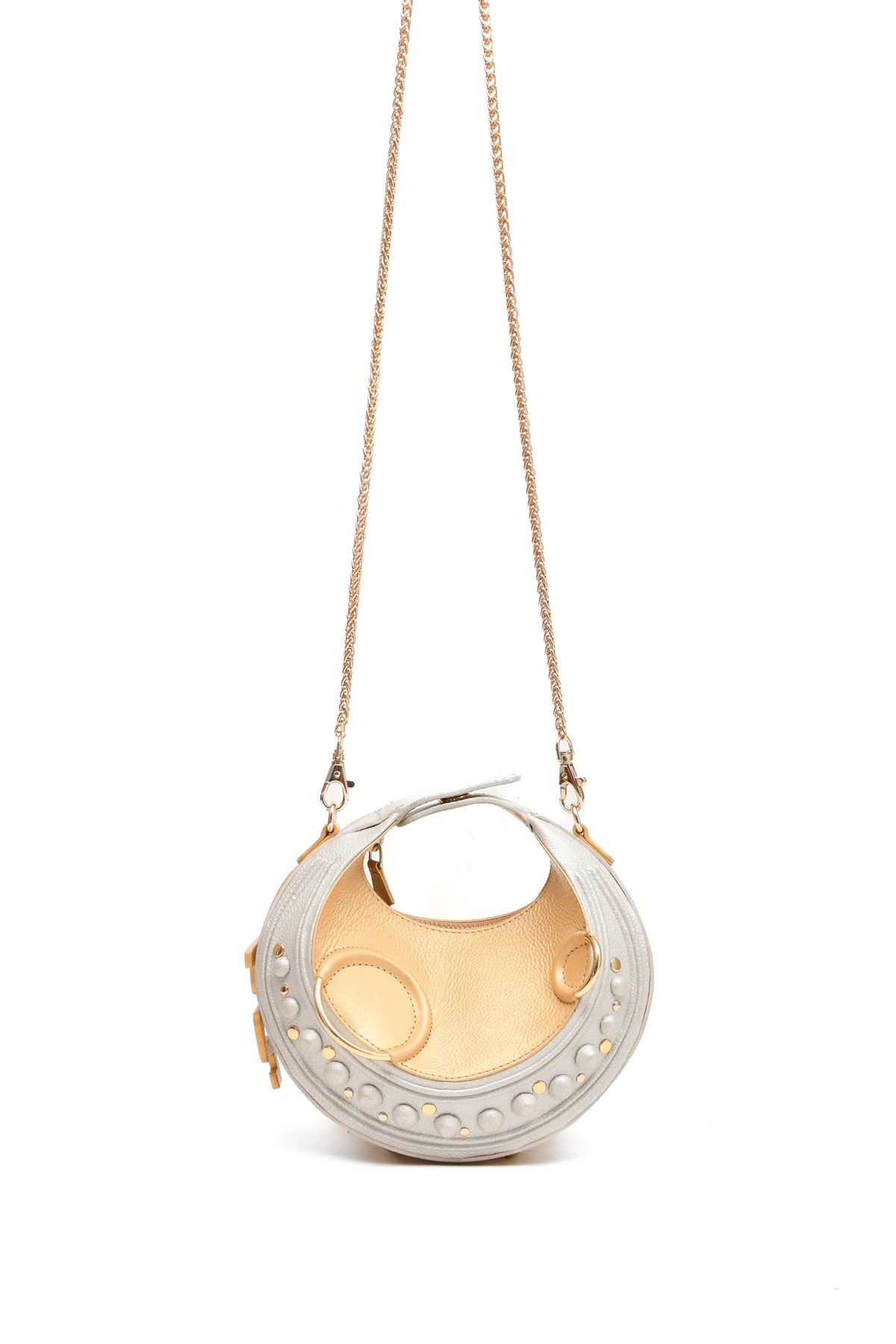 Gold And Silver Halo Bag