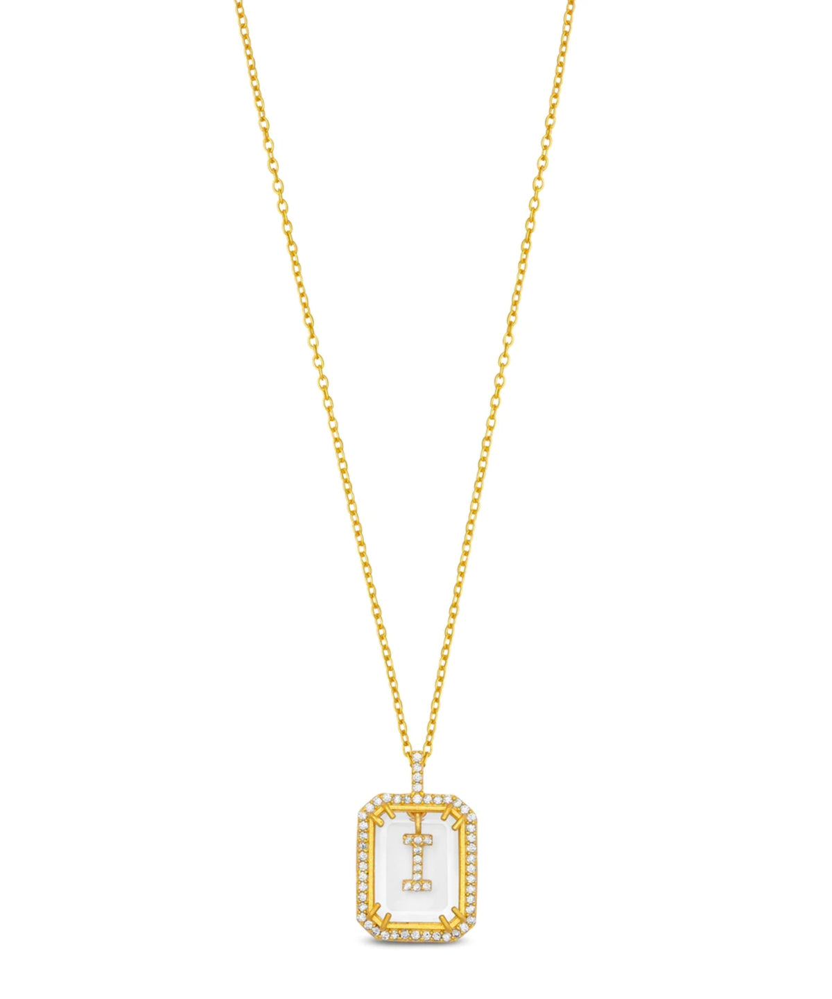 Initial Diamond Necklace I