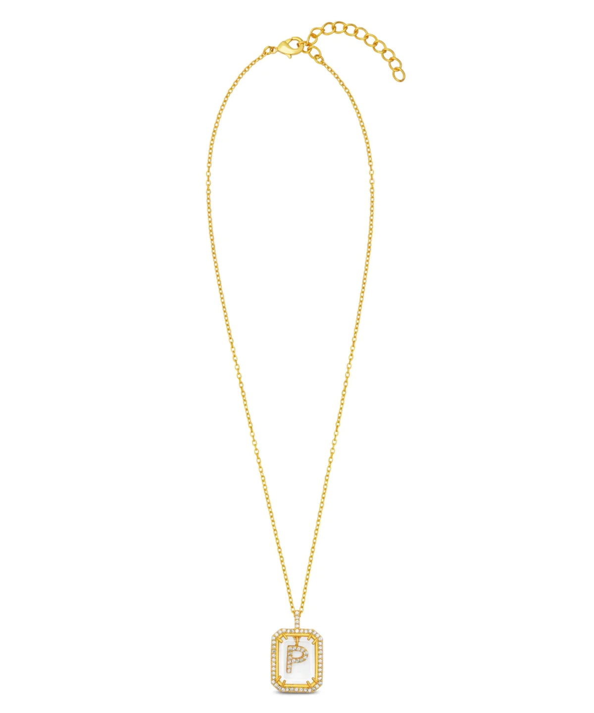 Initial Diamond Necklace P