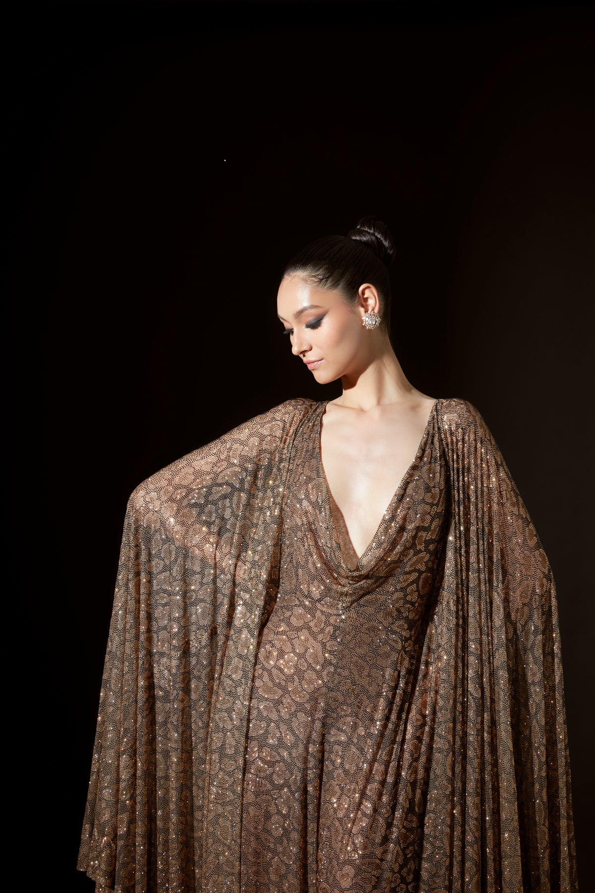 Brown Safari Chic Kaftan