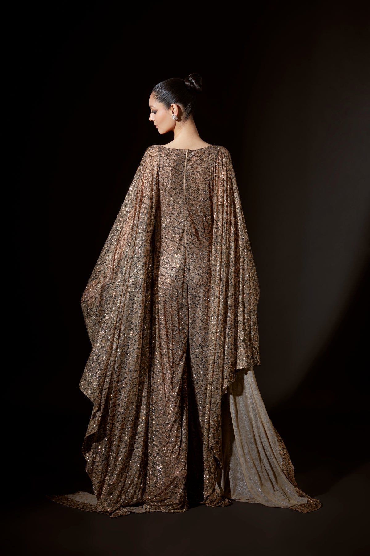 Brown Safari Chic Kaftan