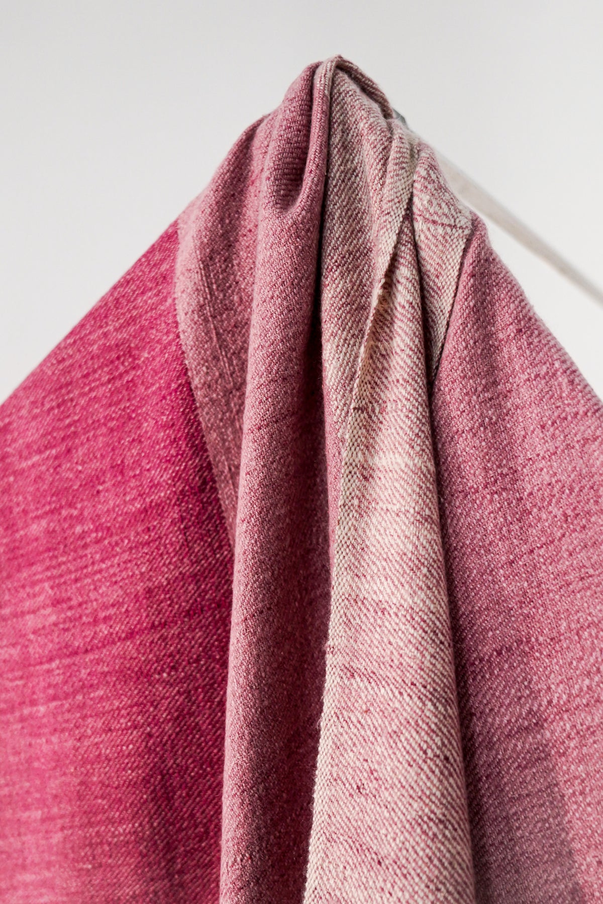 Pink Color Block Pashmina