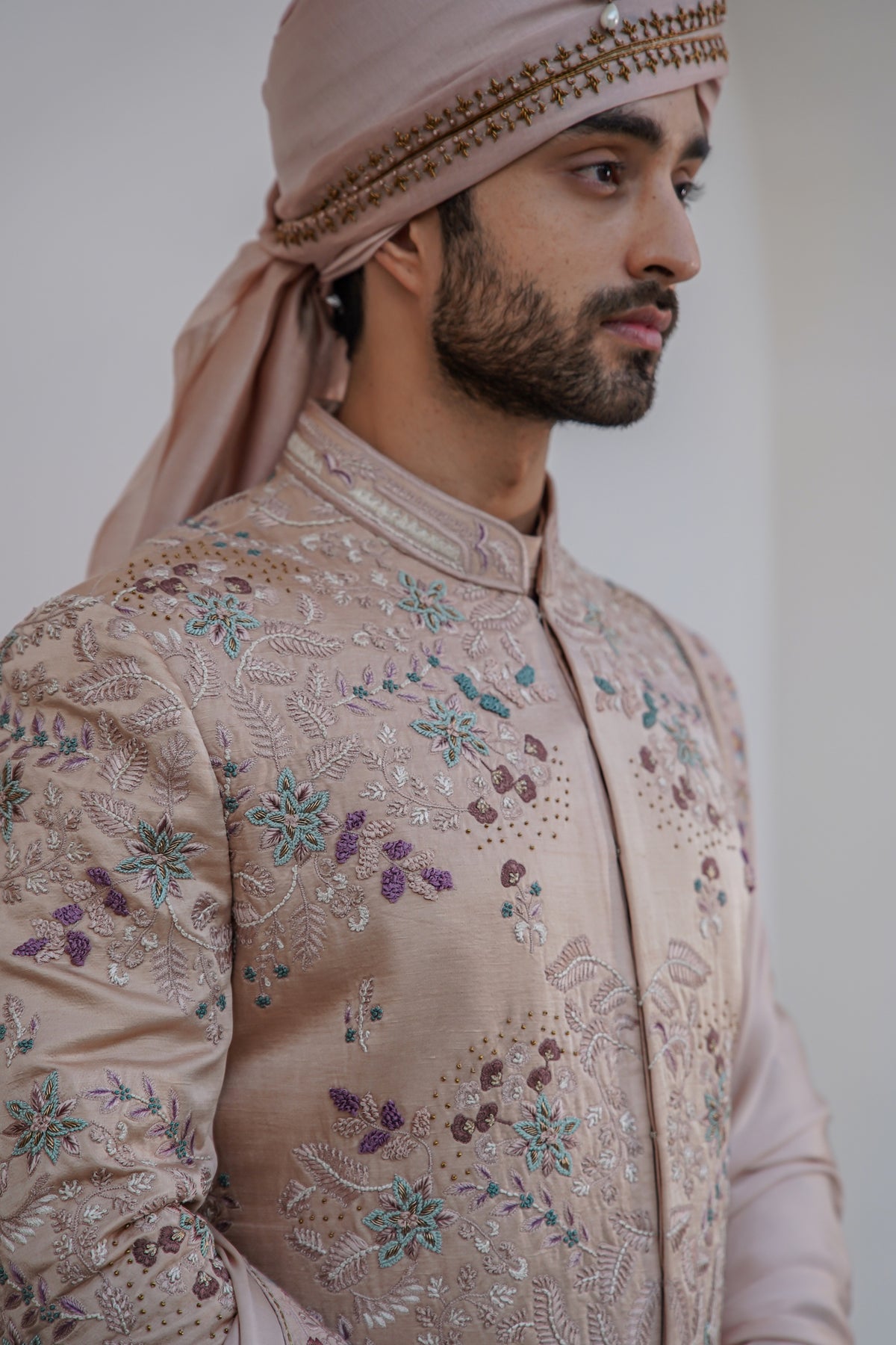 Blush Sherwani Set